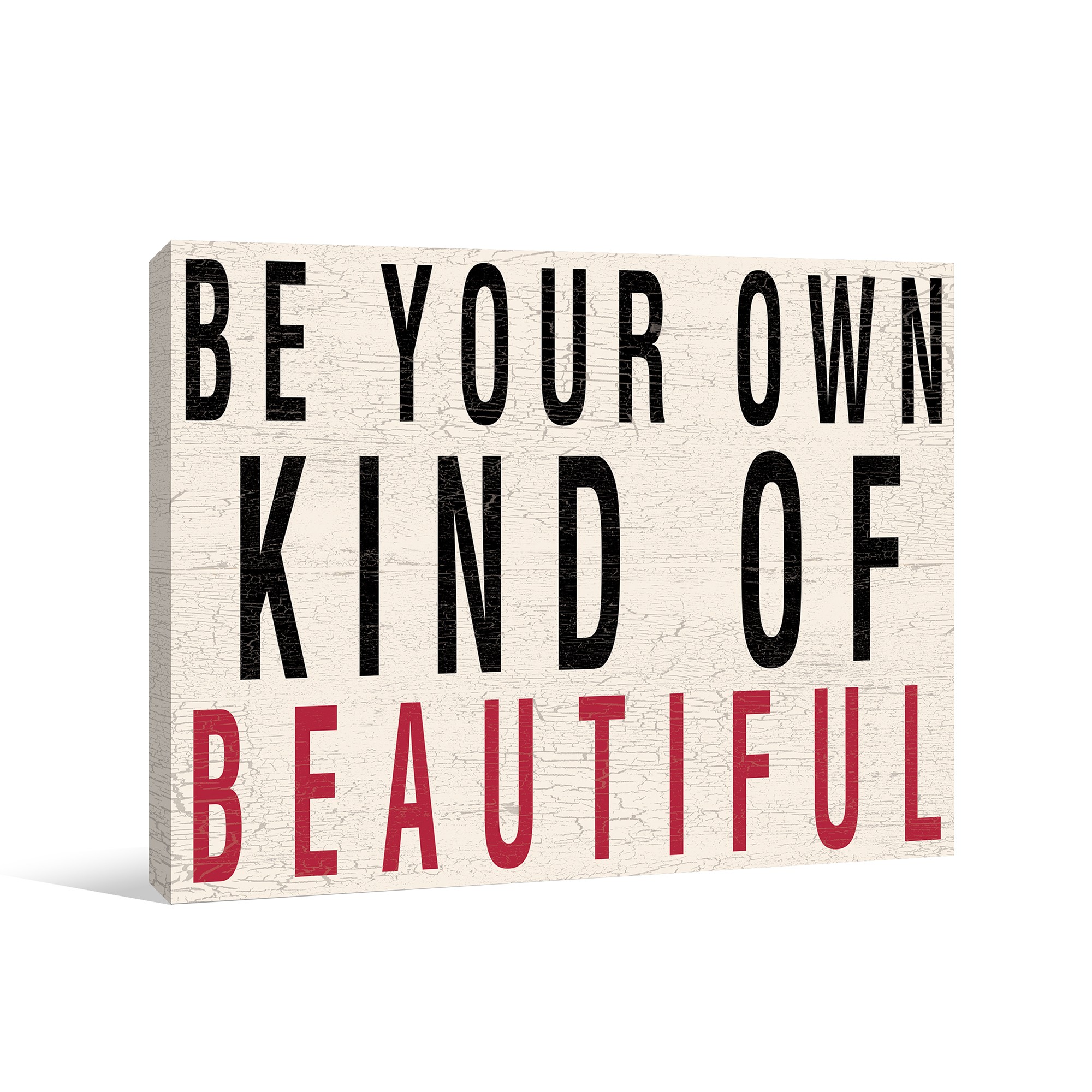 Be Your Beautiful 14x11 Canvas Wall Art 