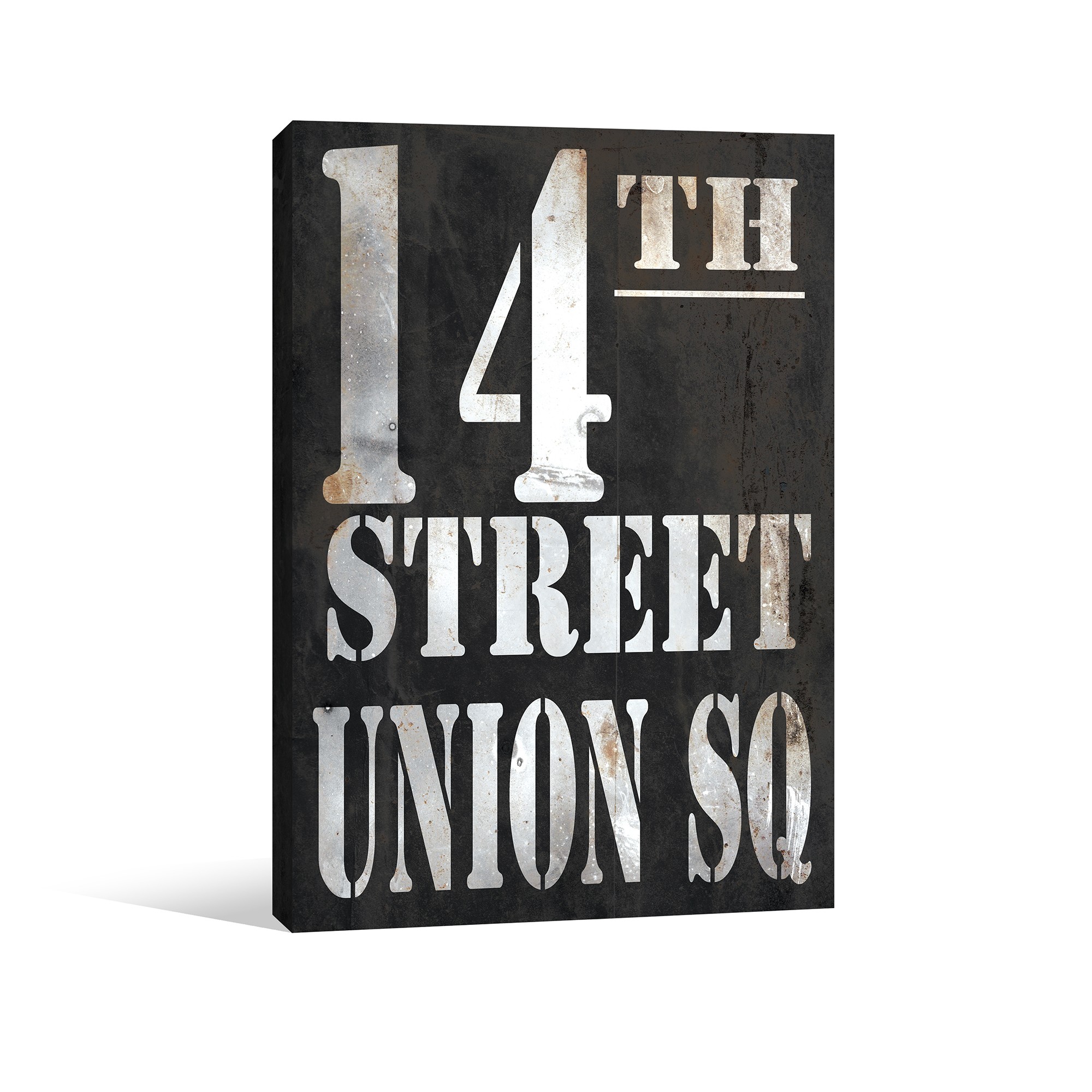 Vintage Street Sign 12x16 Canvas Wall Art 