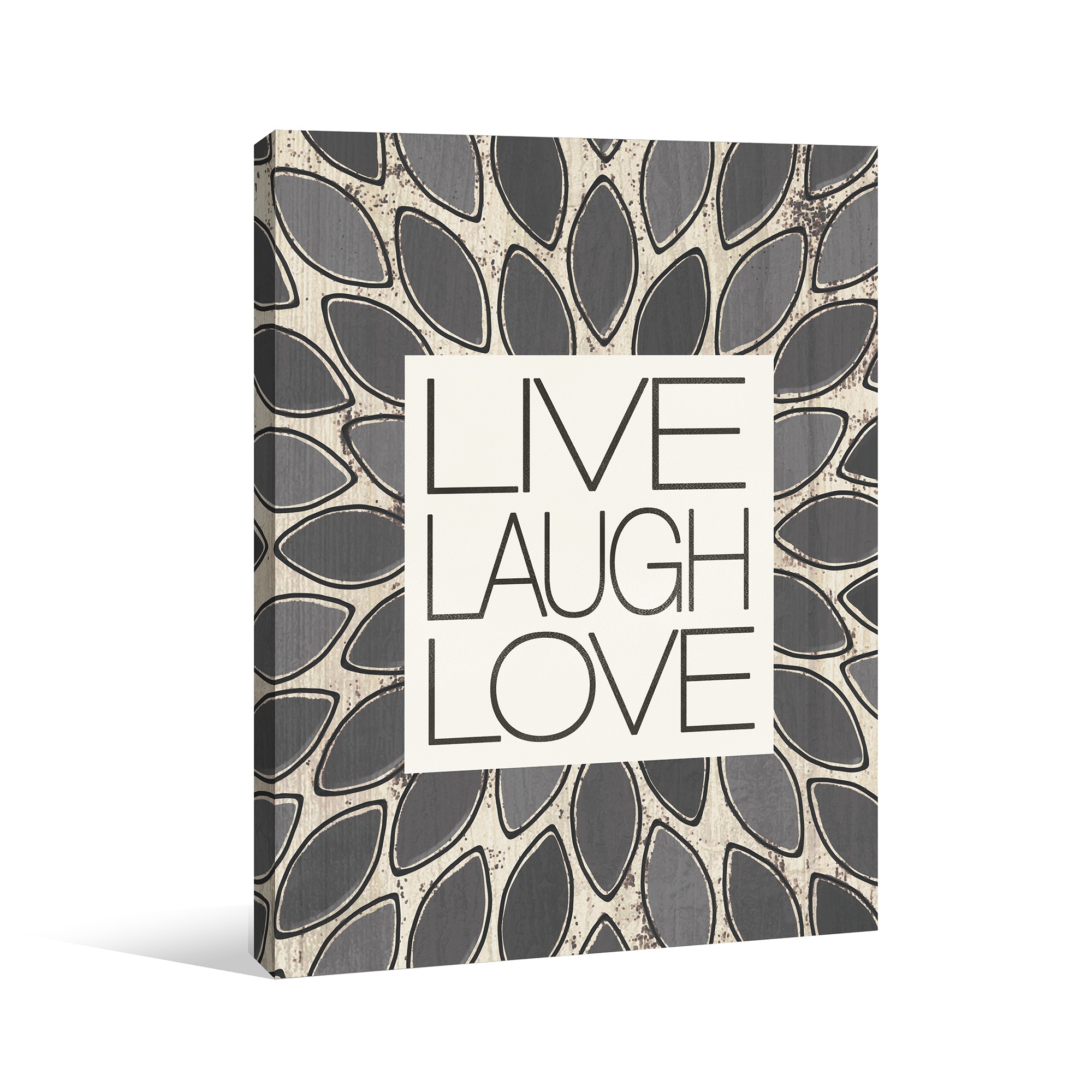 Live Gray Feathers Canvas Wall Art 