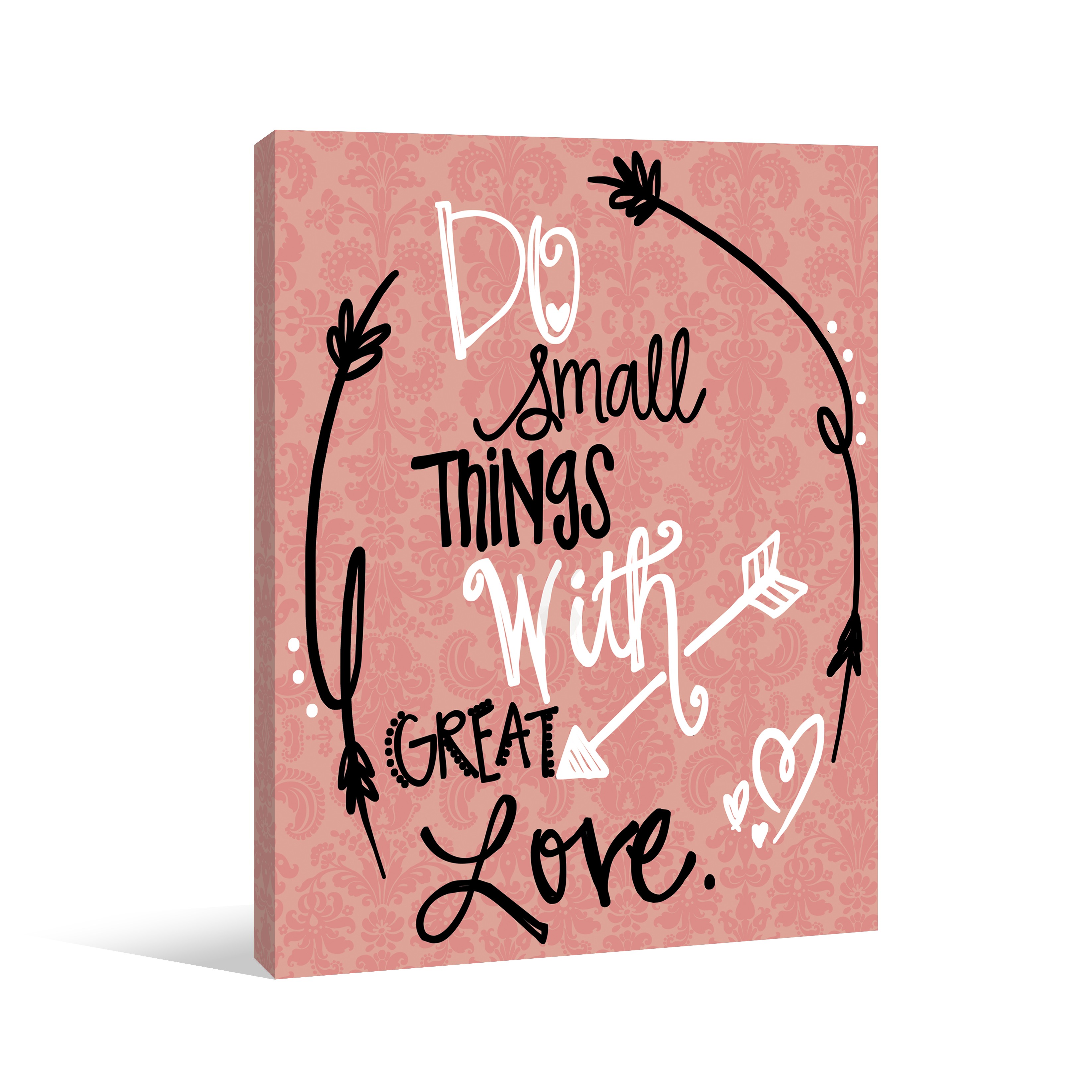 Great Love Arrow Canvas Wall Art