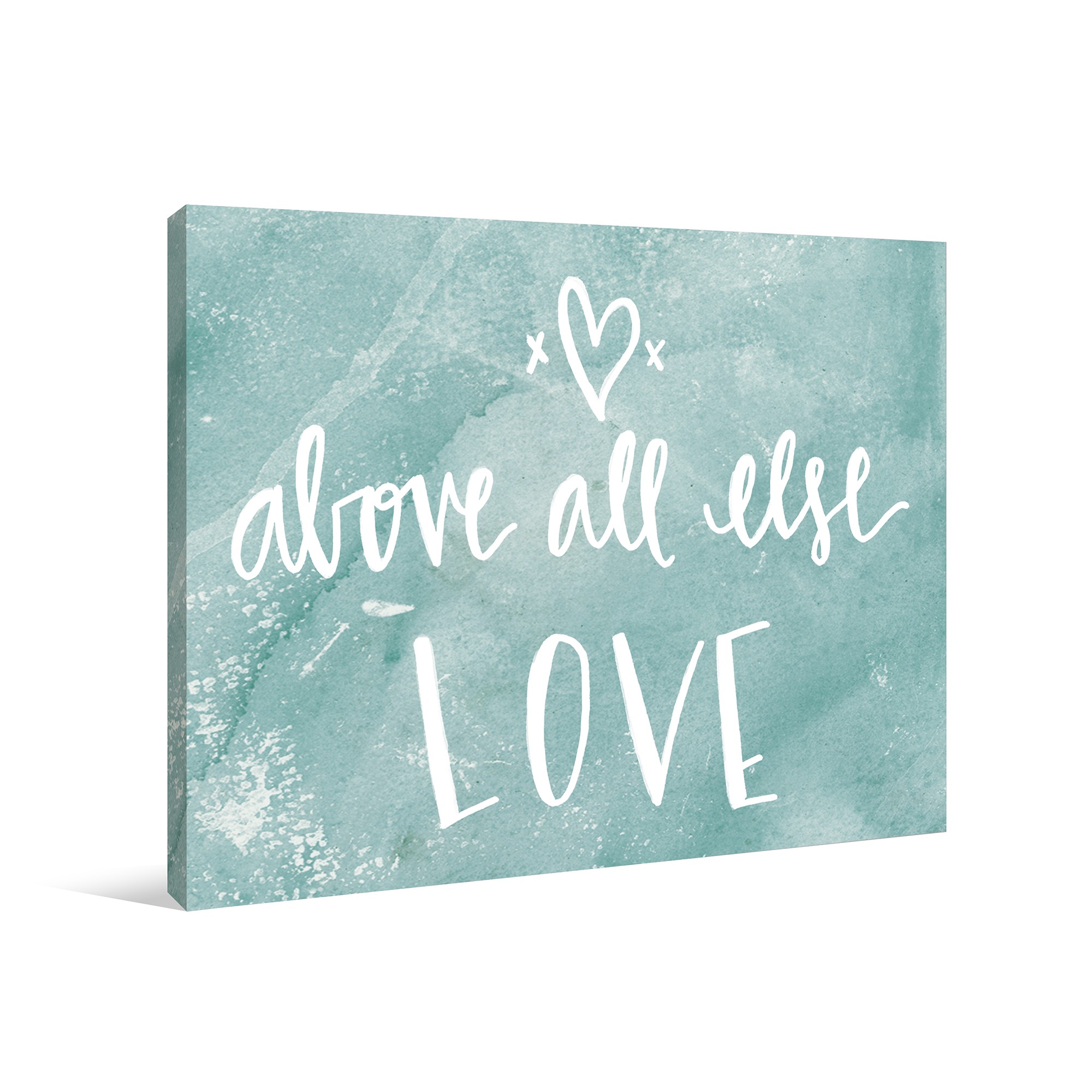Watercolor Love Canvas Wall Art 
