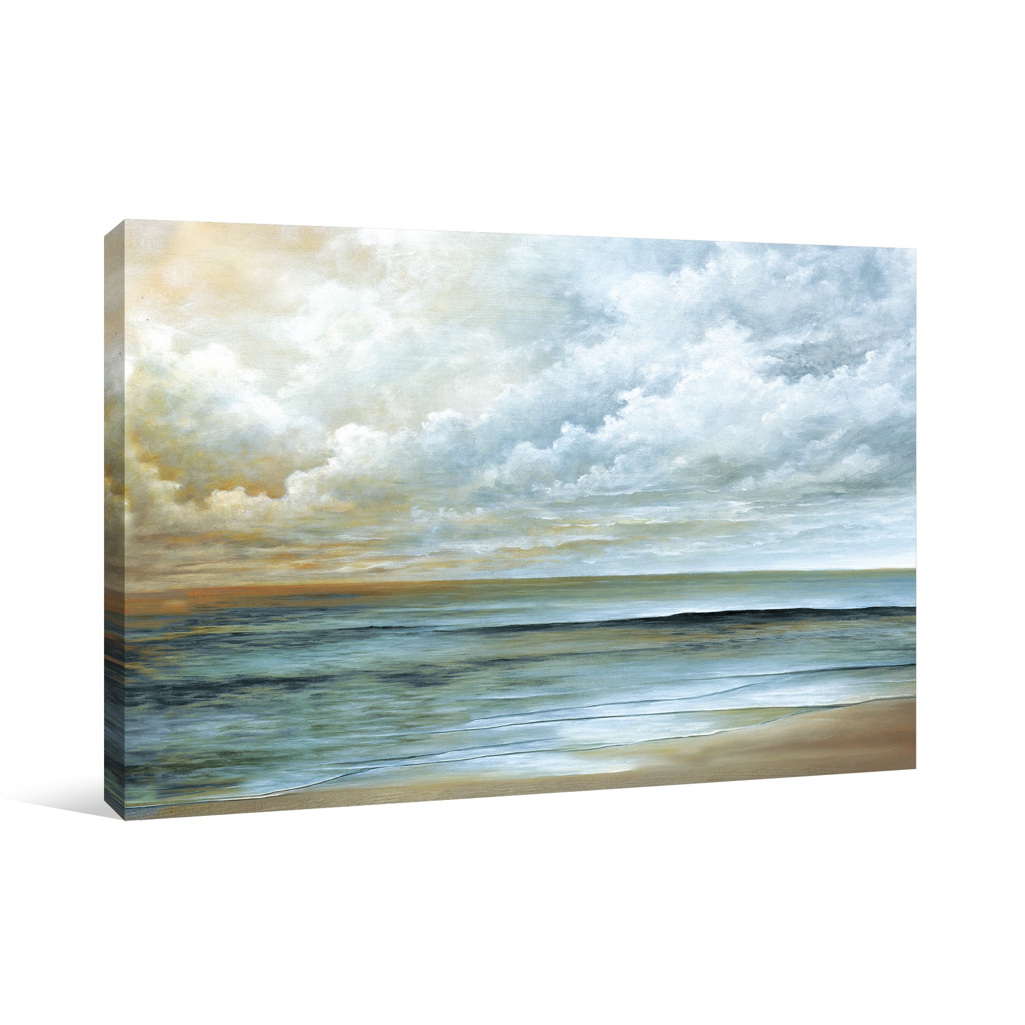Away At Sea Canvas Wall Art