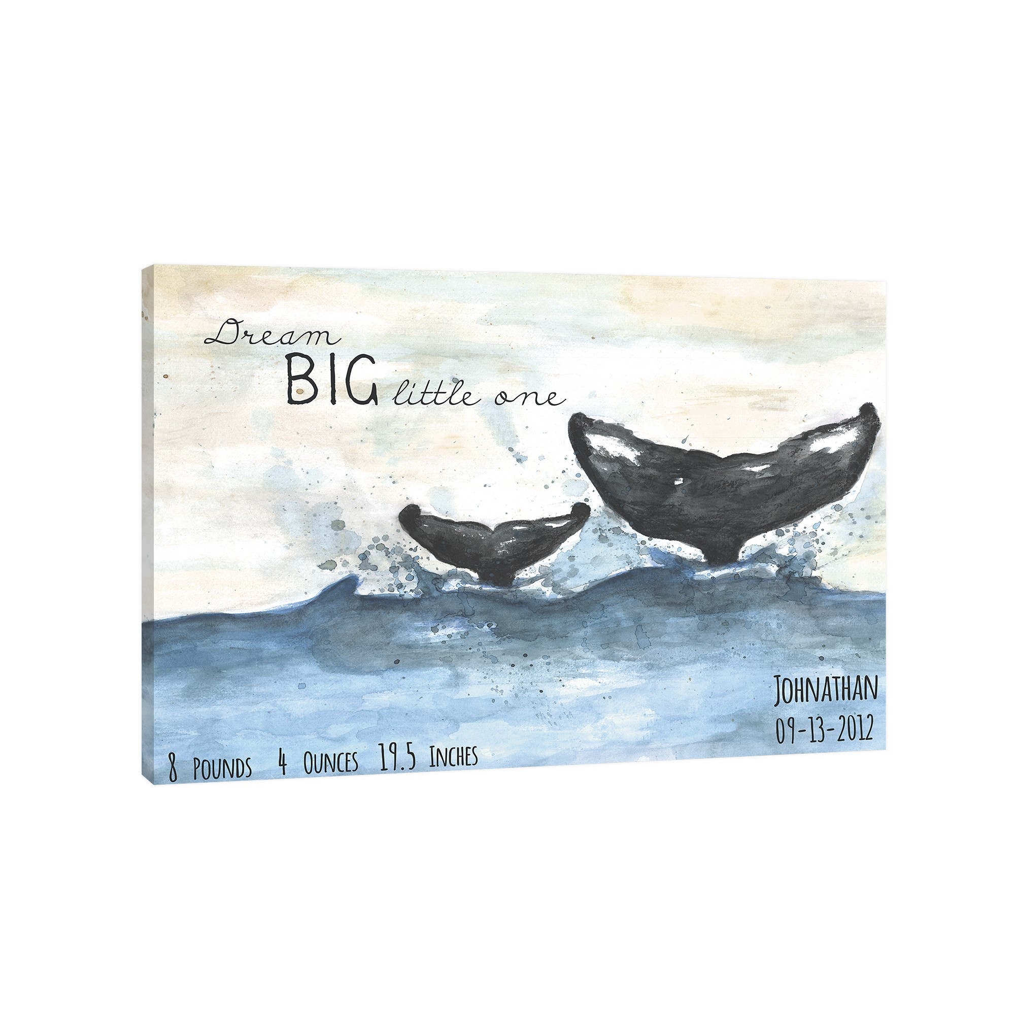 Dream Big Little One 24x18 Canvas Wall Art