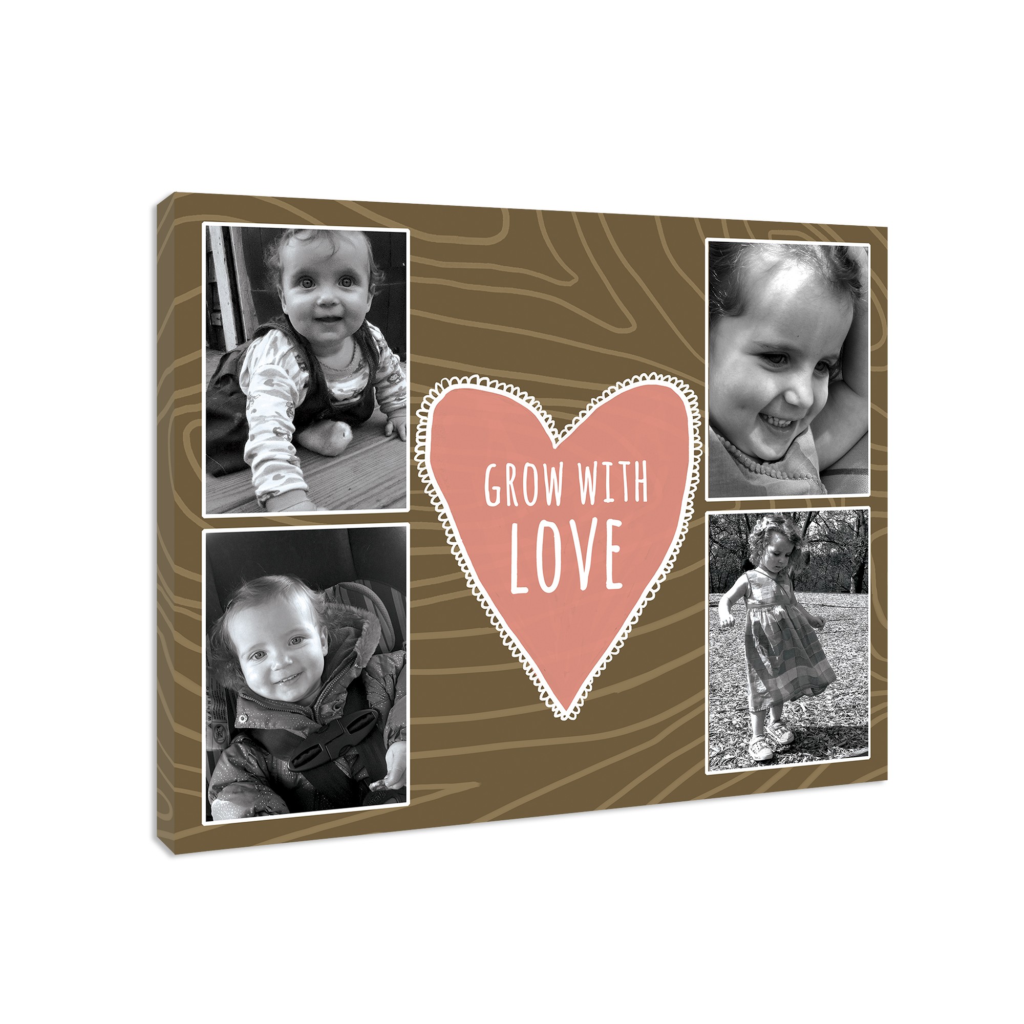 Growing Love 20x16 Canvas Wall Art 