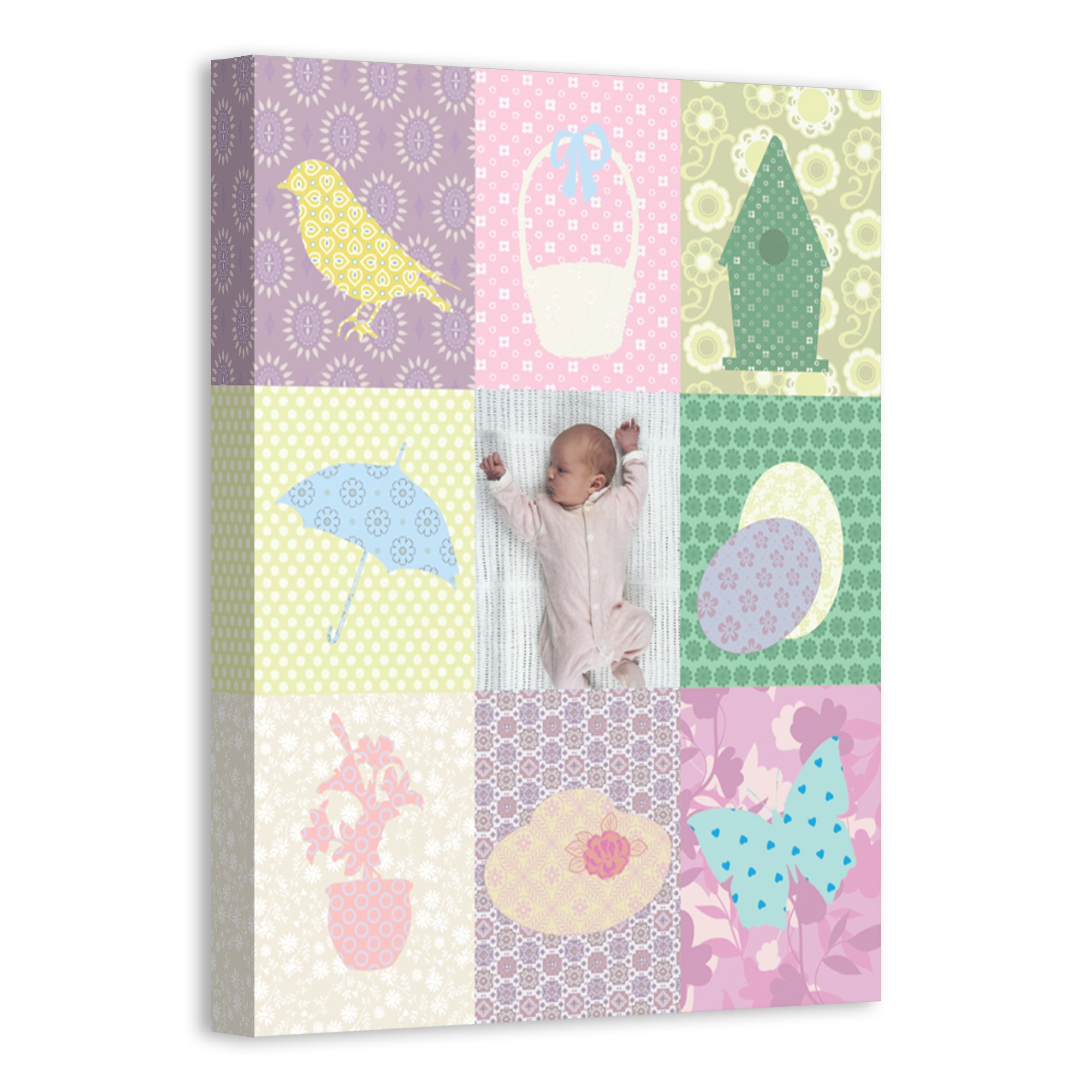 Easter Panels 11x14 Personalized Canvas Wall Art