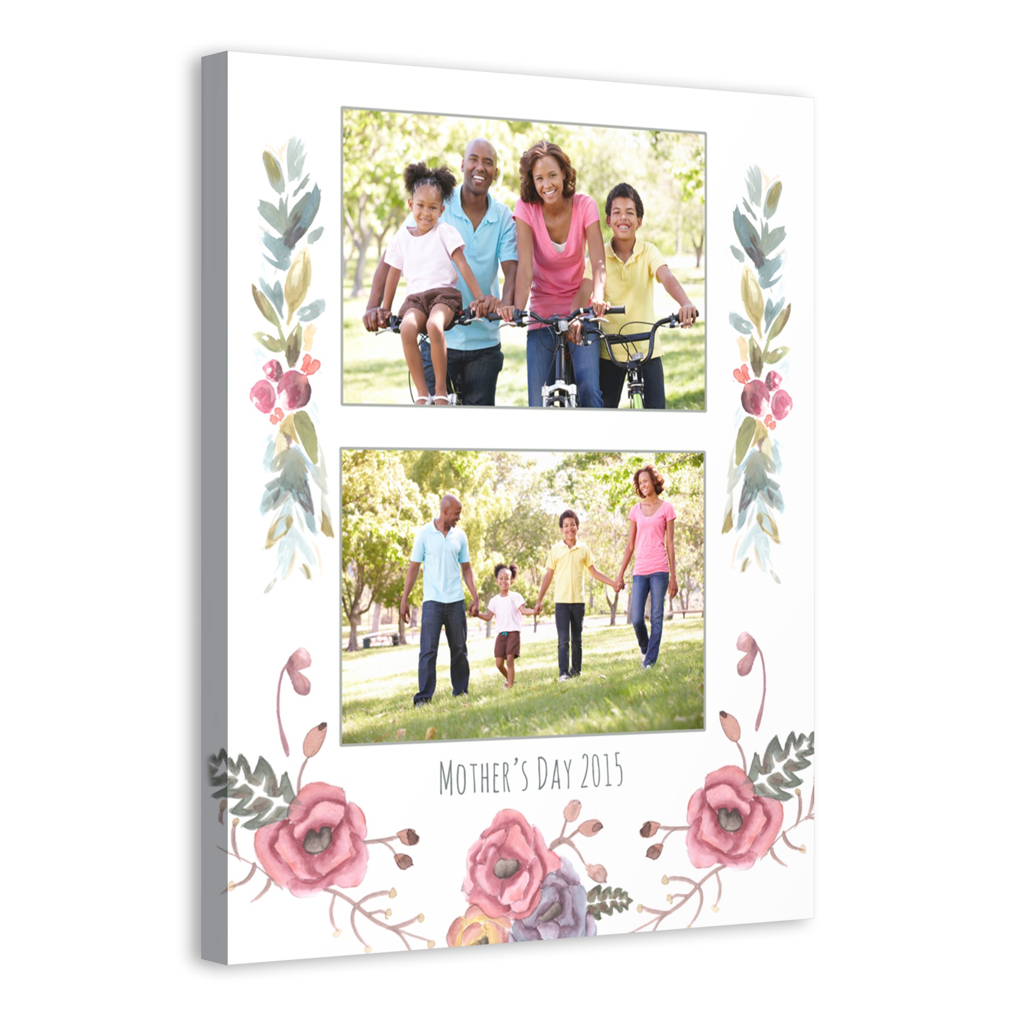 Mothers Day 16x20 Personalized Canvas Wall Art