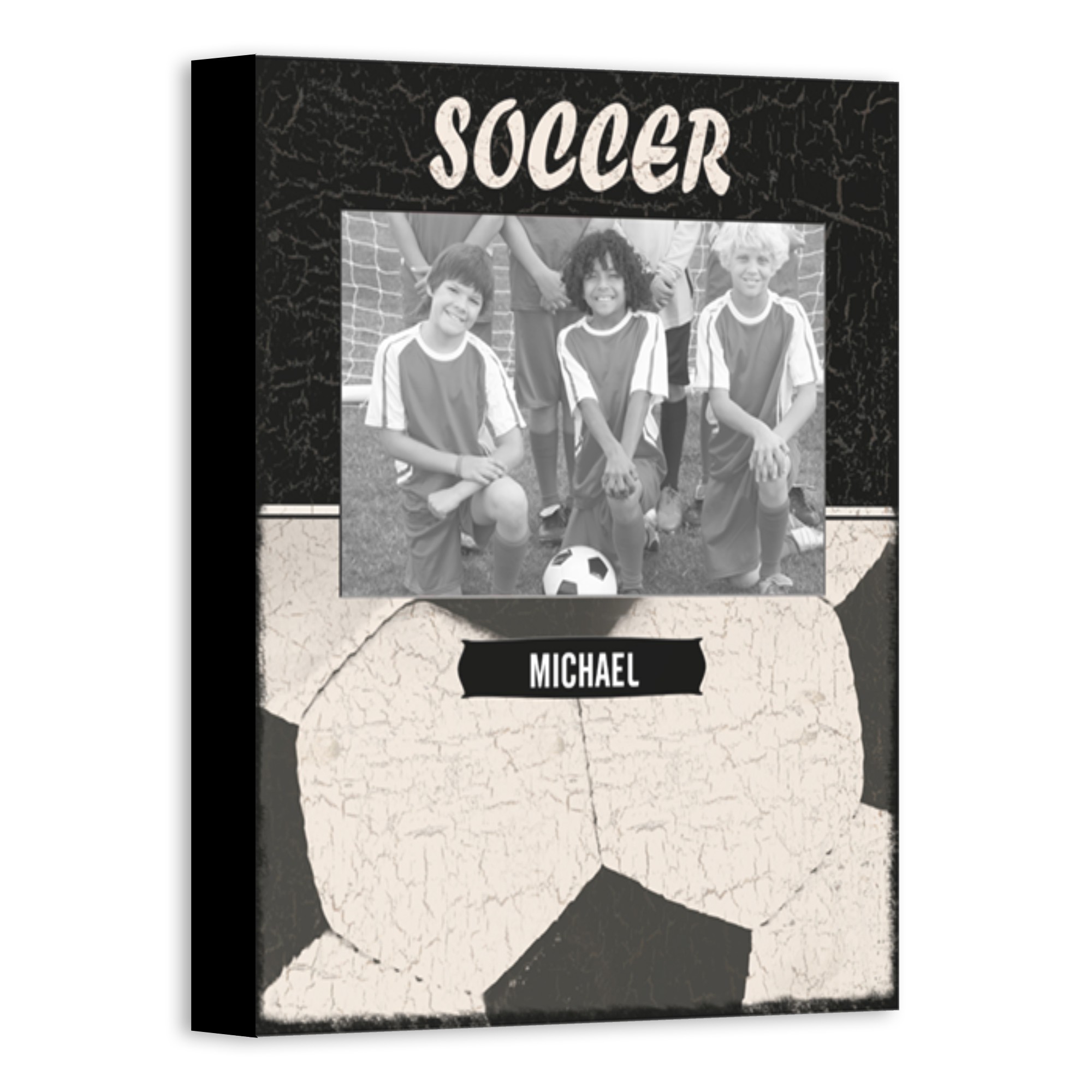 Soccer 8x10 Personalized Canvas Wall Art
