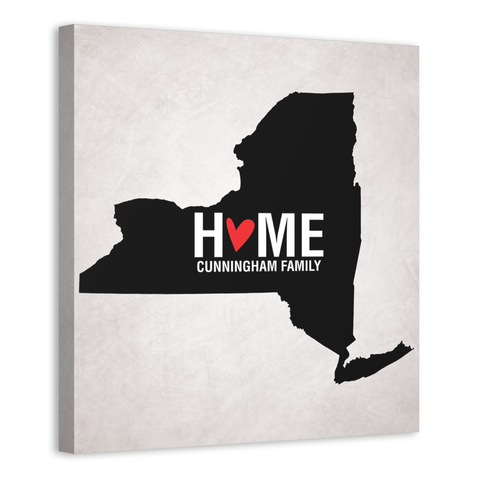 State Pride New York 16x16 Personalized Canvas Wall Art