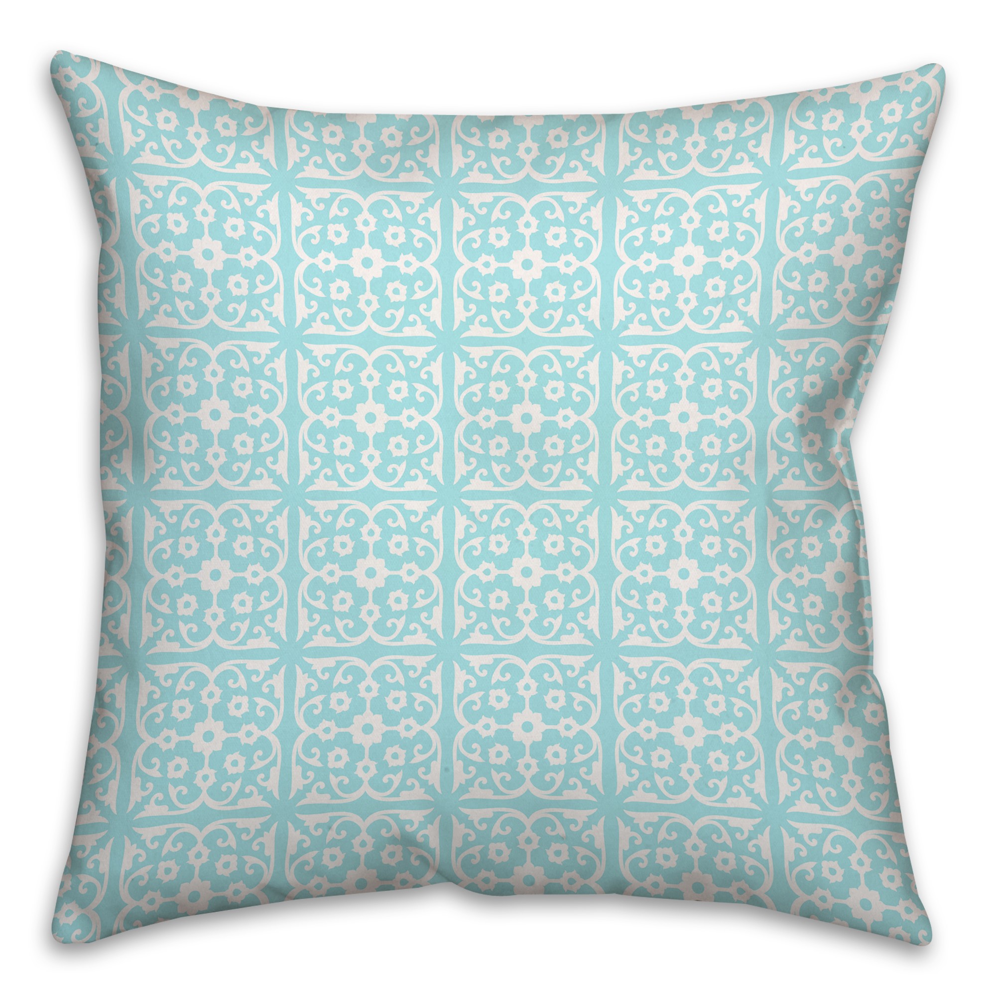 Trendy Medallion Spun Polyester Throw Pillow