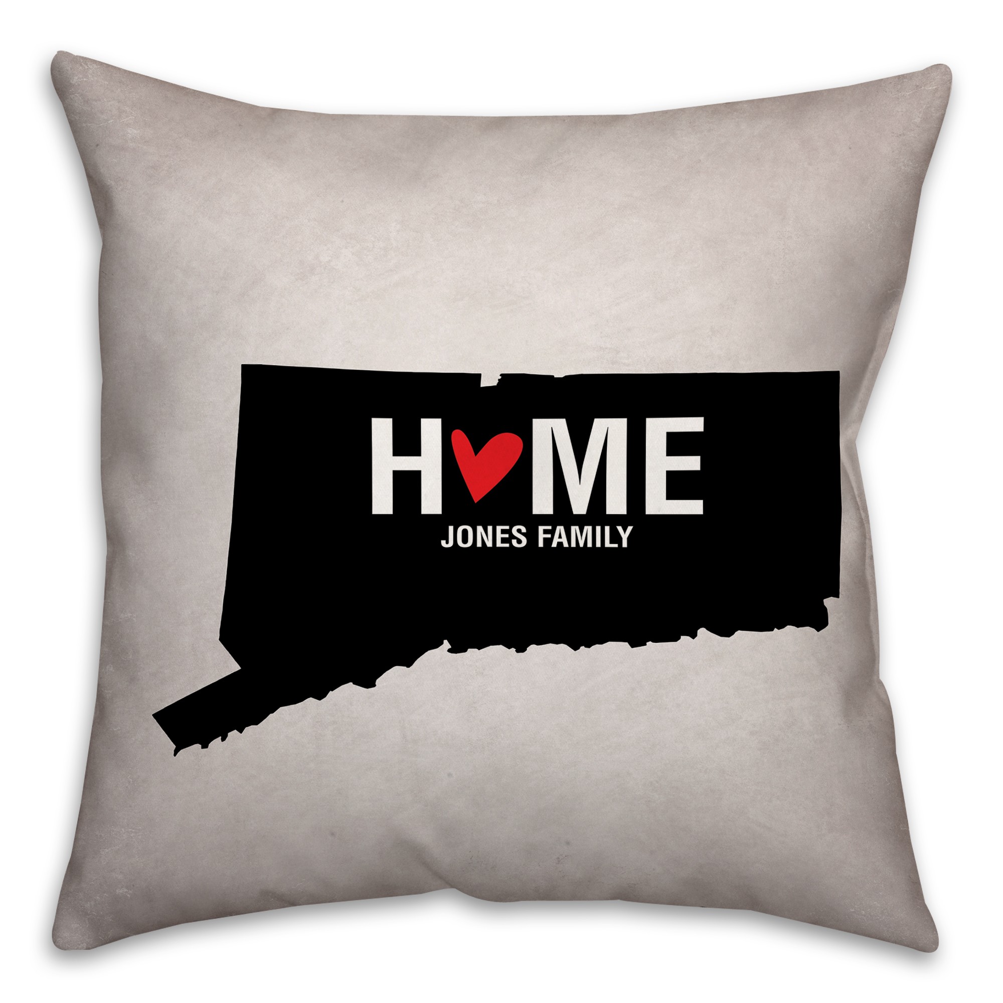 Connecticut State Pride Spun Polyester Throw Pillow - 16x16 