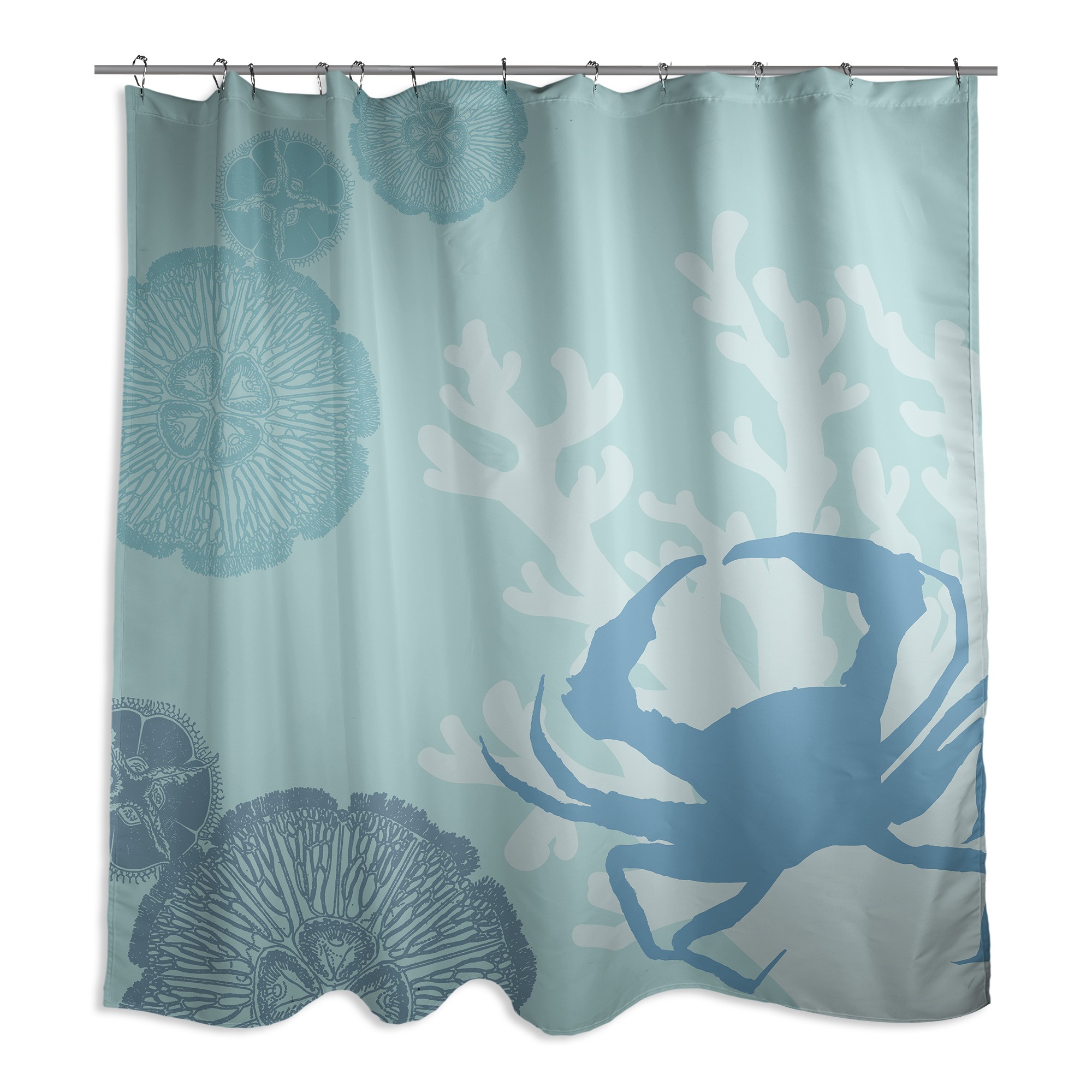 Crab Walk 71x74 Shower Curtain