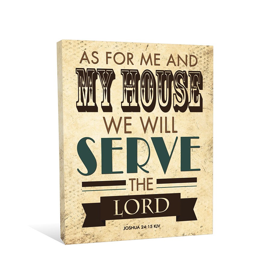 As For Me 11x14 Canvas Wall Art
