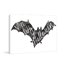 Batty For Halloween 14x11 Canvas Wall Art