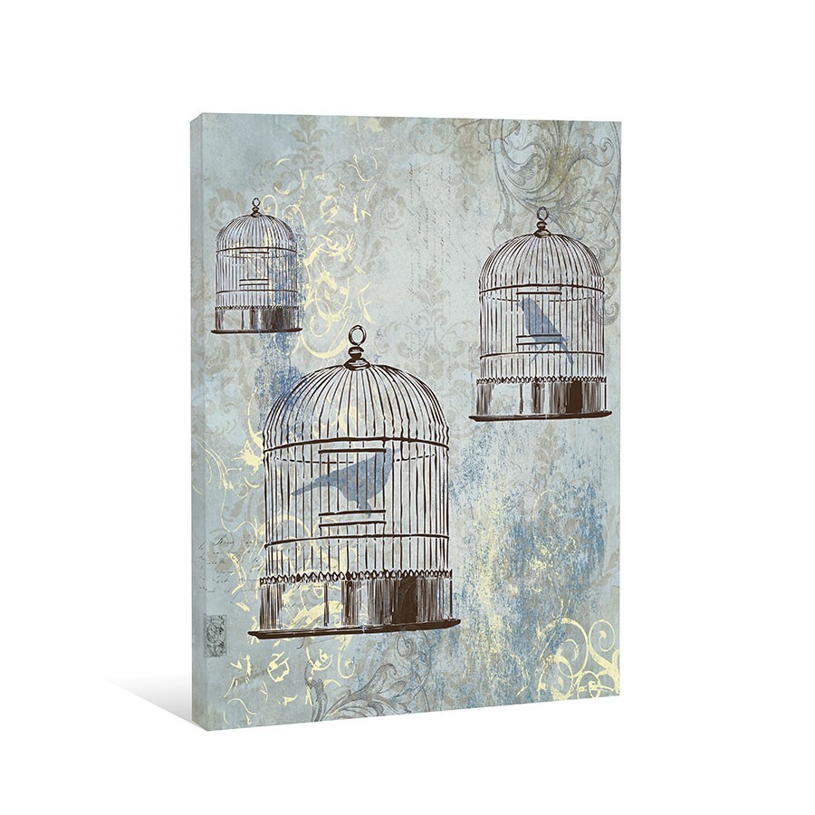 Beautiful Greige Patch Canvas Wall Art