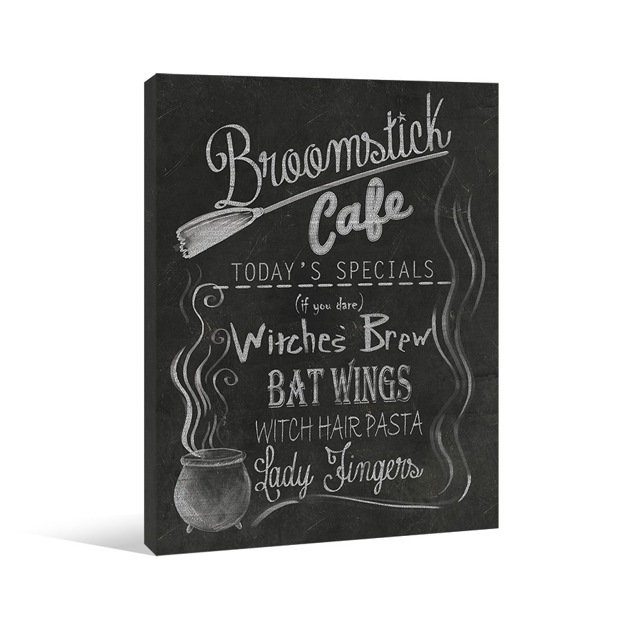 Broomstick Cafe 8x10 Canvas Wall Art