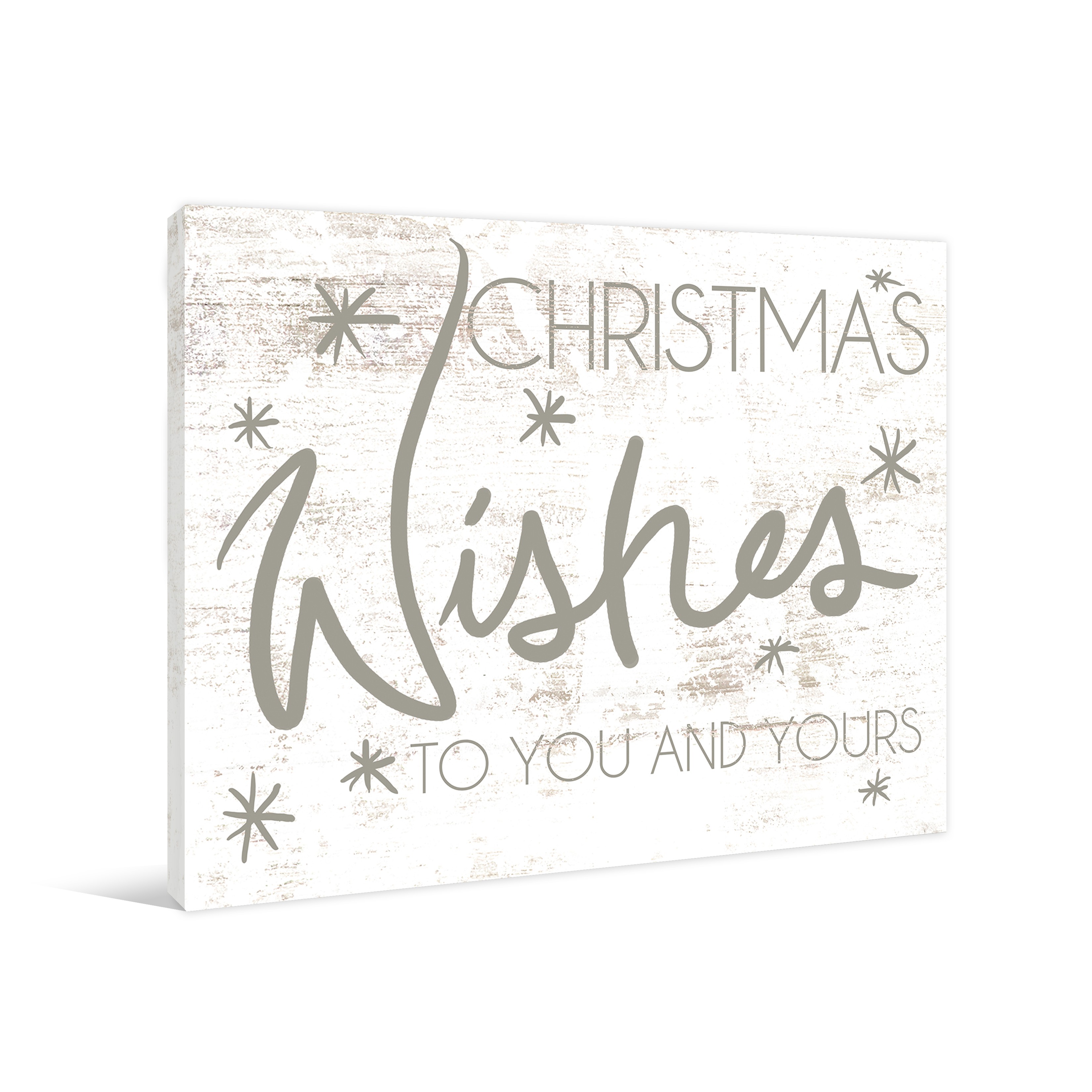 Christmas Wishes 10x8 Canvas Wall Art