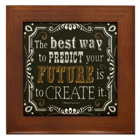 Create Your Future Framed Tile