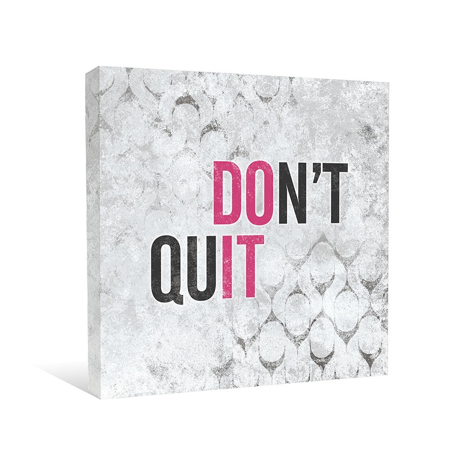 Don't Quit, Do It Canvas Wall Art 