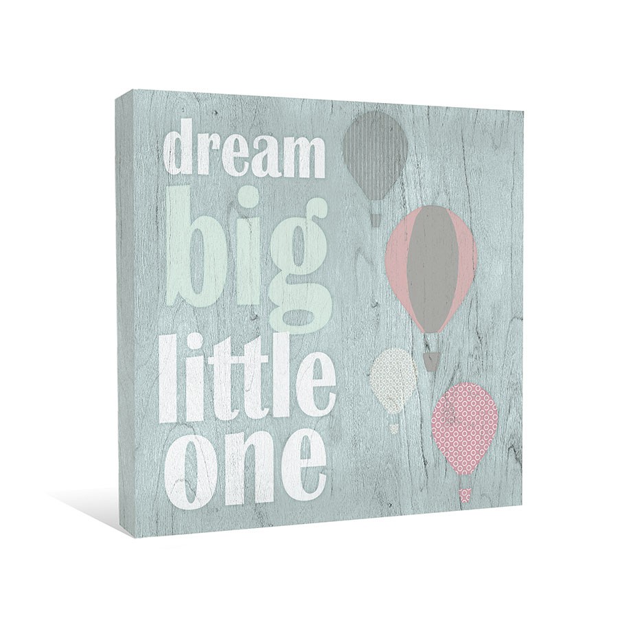 Dream Big Little OneCanvas Wall Art