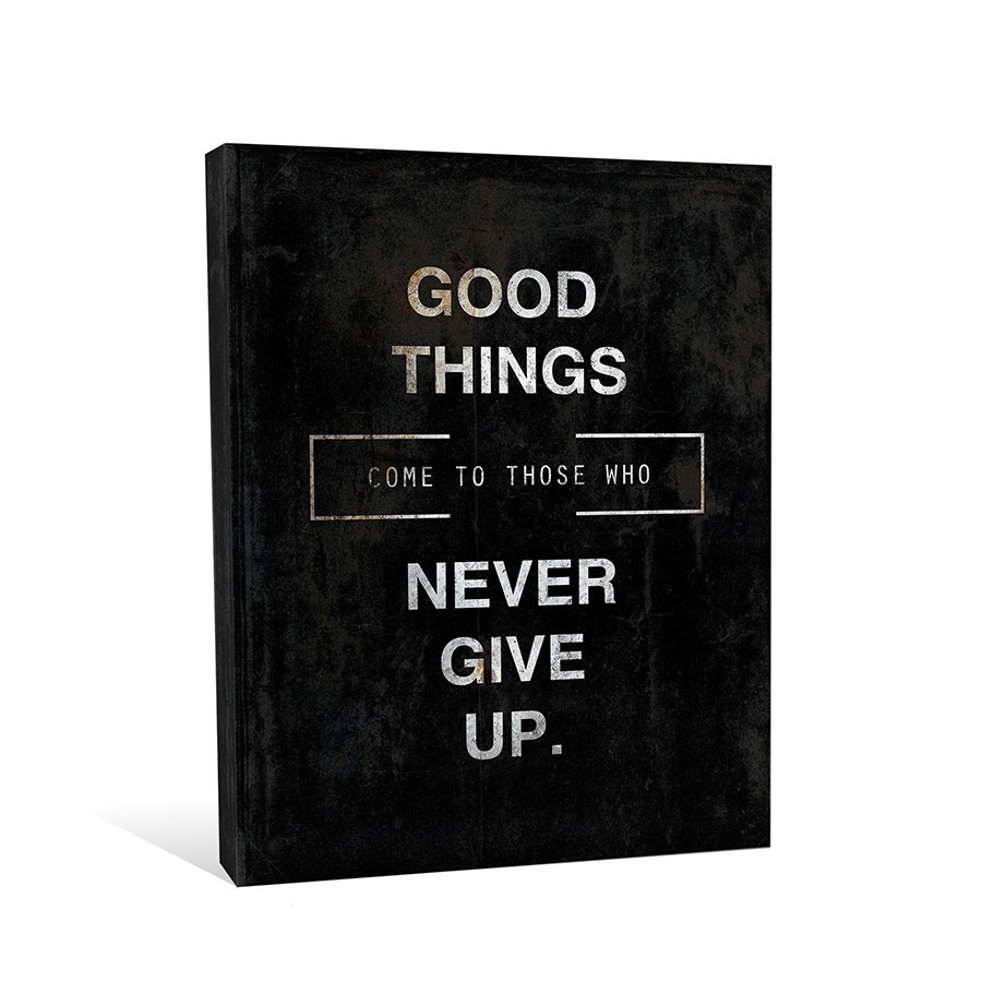 Good Things Come 11x14 Canvas Wall Art