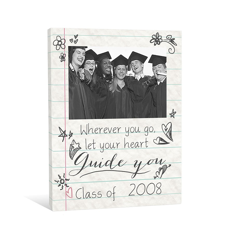 Graduating Class 8x10 Personalized Canvas Wall Art