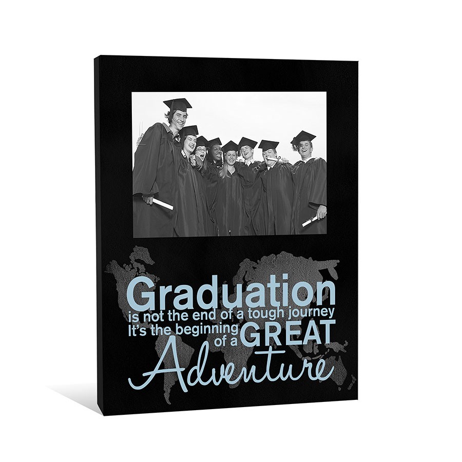 Graduation Adventure 8x10 Personalized Canvas Wall Art