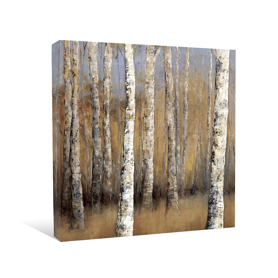 Happy Birch Trees Canvas Wall Art