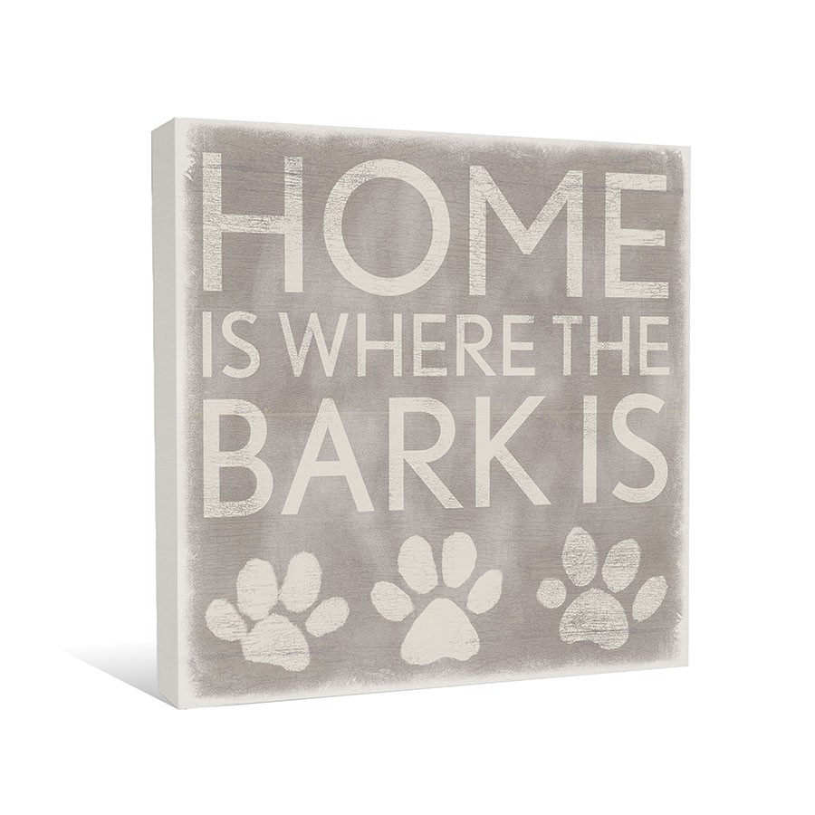 Home Is Where The Bark Is Canvas Wall Art