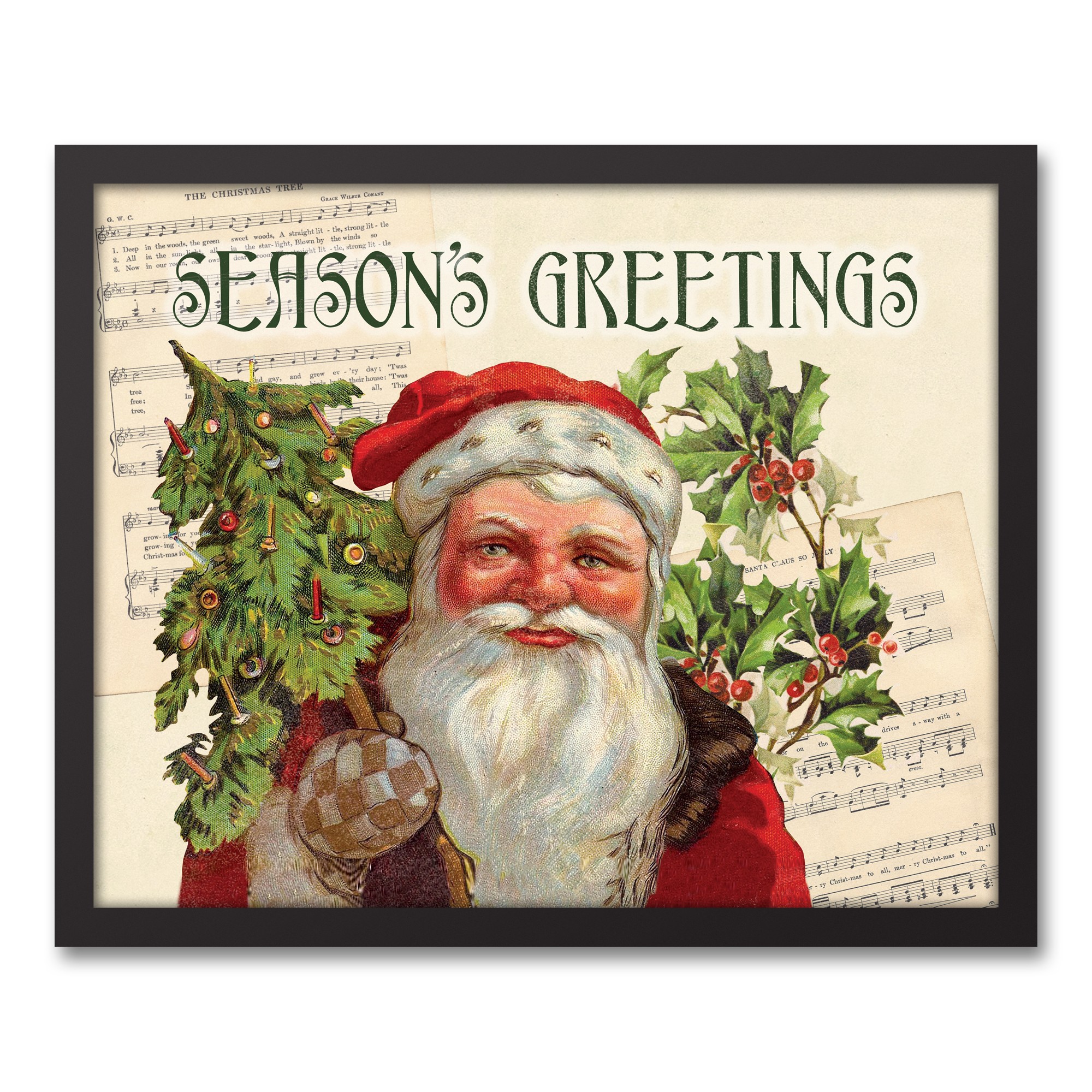 Vintage Santa Wall Art