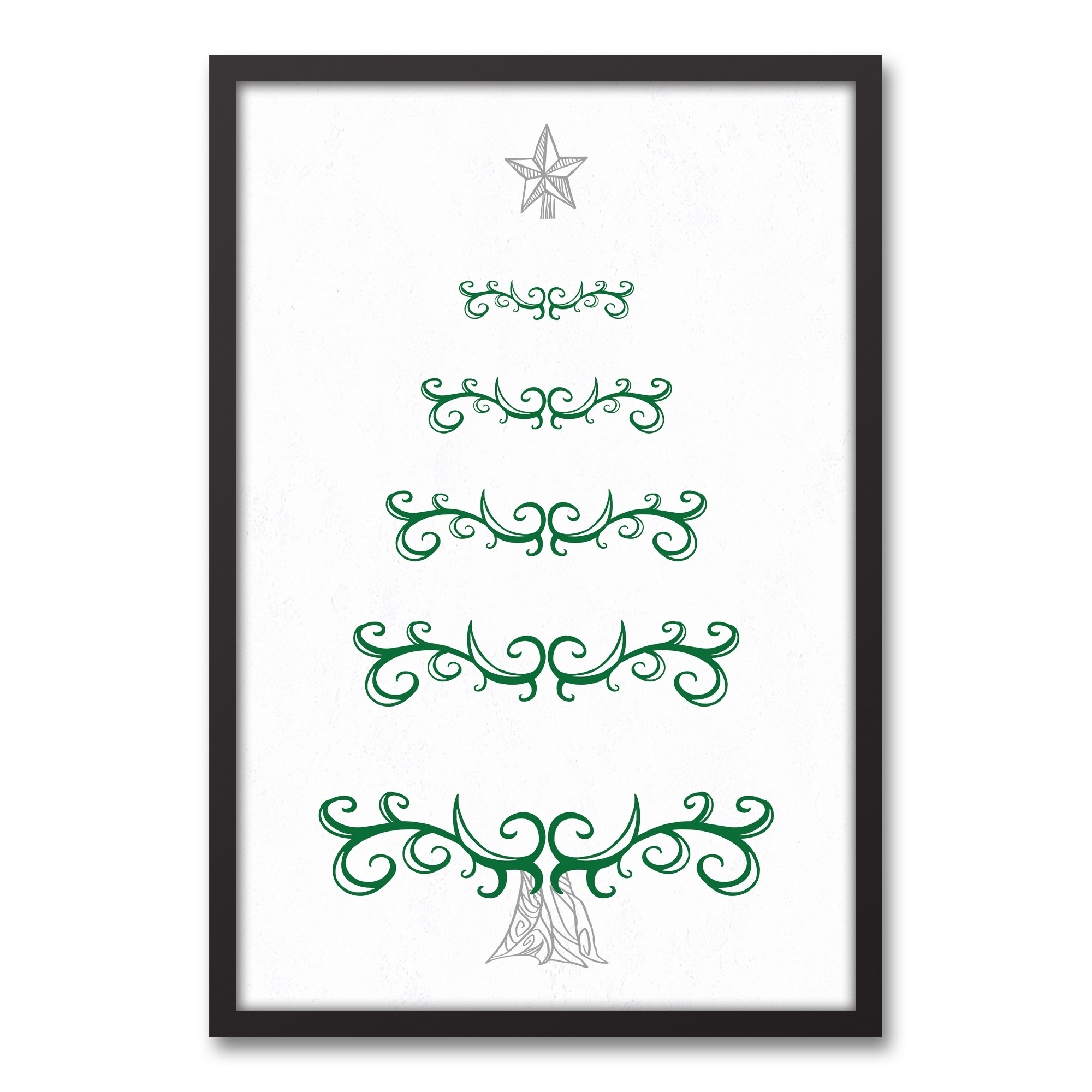 Tree Doodle Wall Art