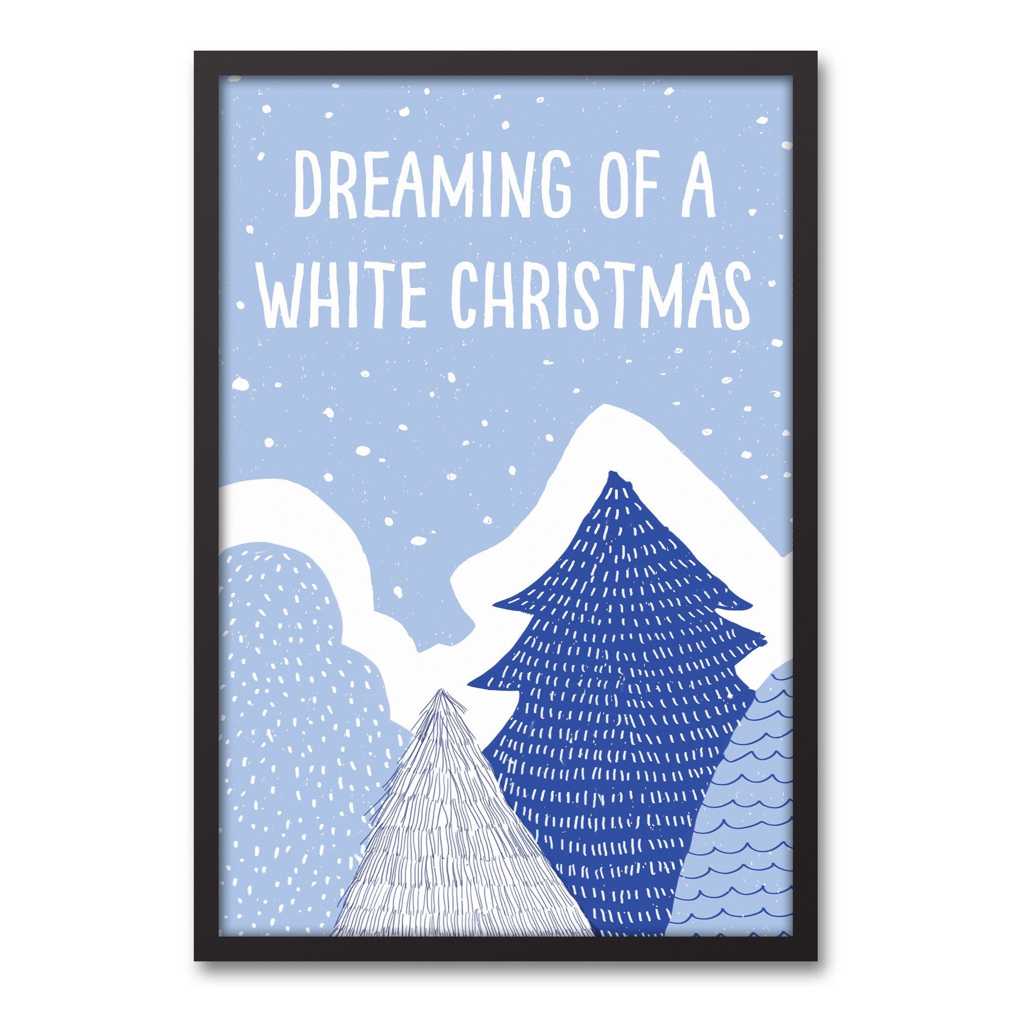 Dreaming of a White Christmas Wall Art