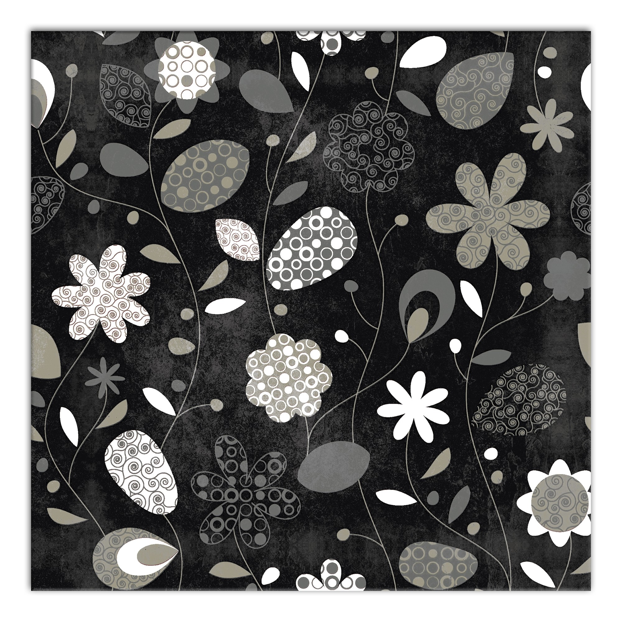 Bloomsbury Blooms 20x20 Canvas Wall Art