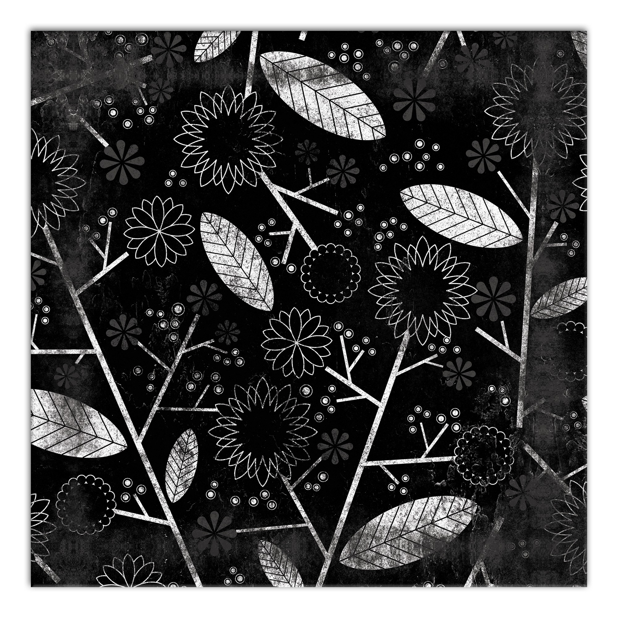 Bloomsbury Blooms 1 20x20 Canvas Wall Art