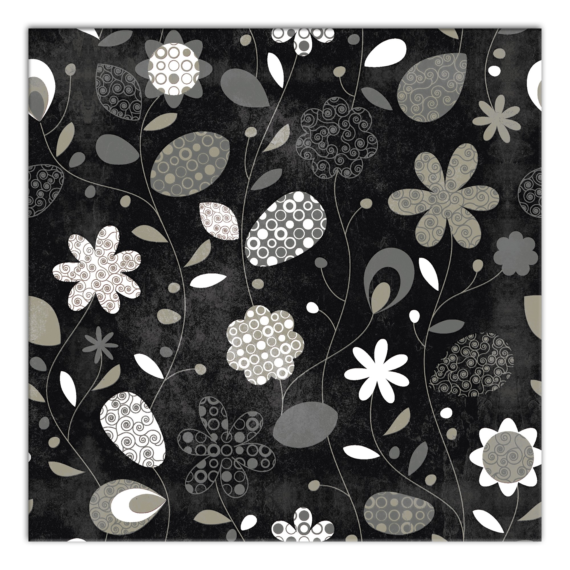 Bloomsbury Blooms 1 24x24 Canvas Wall Art