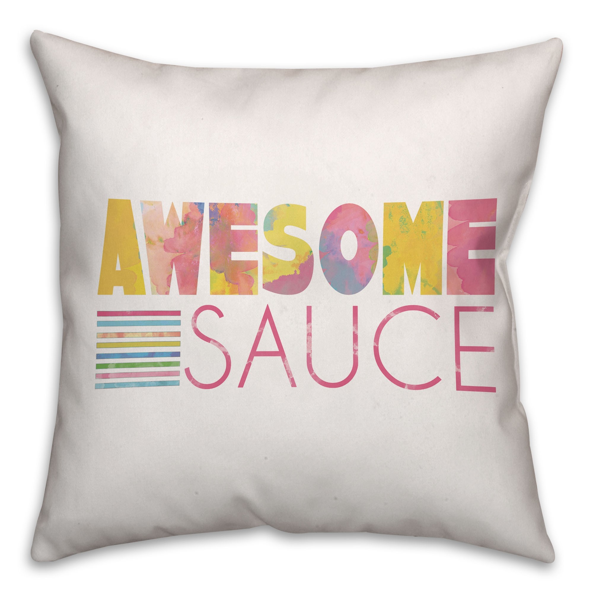 Awesome Sauce 16x16 Throw Pillow
