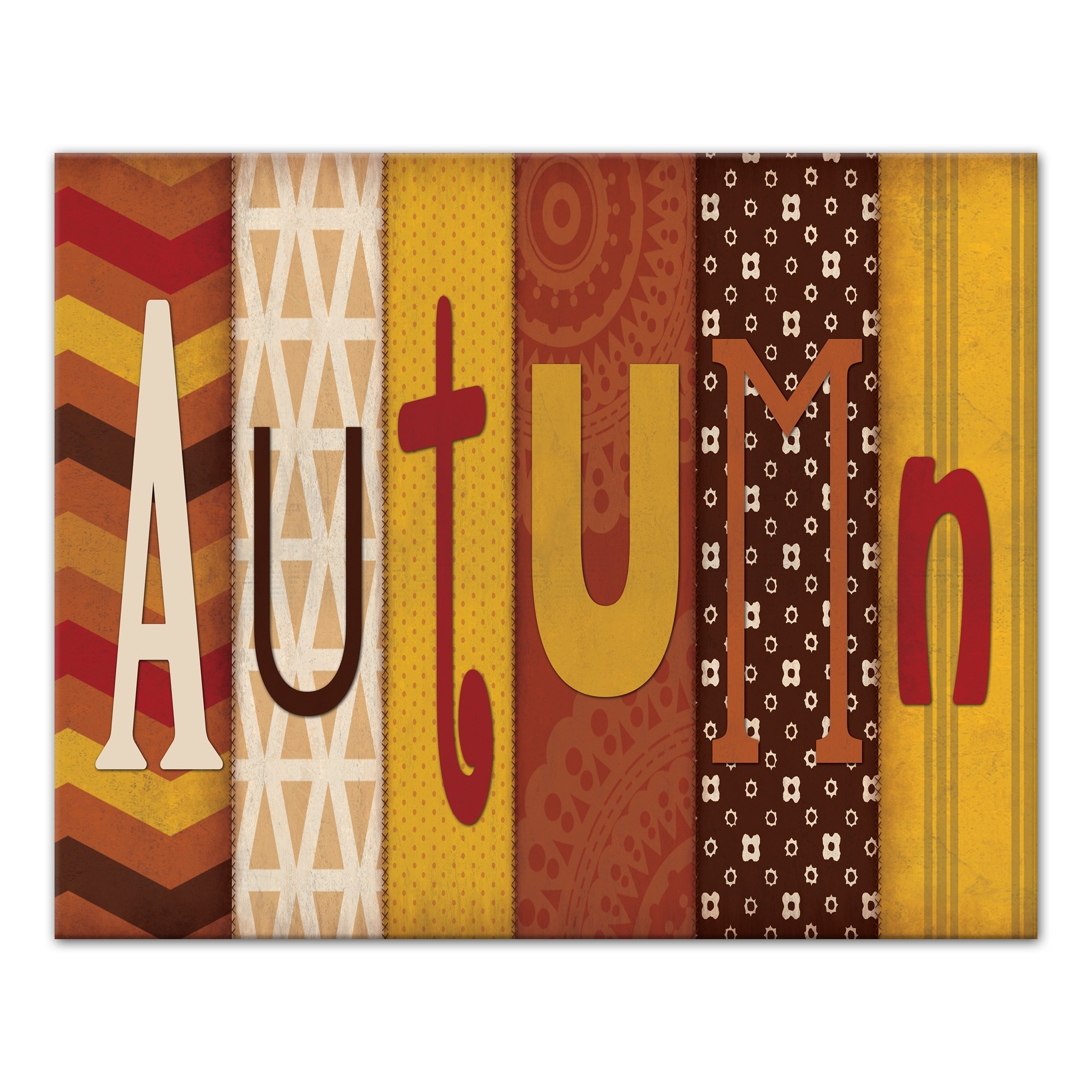Autumn Quilt 20x16 Canvas Wall Art