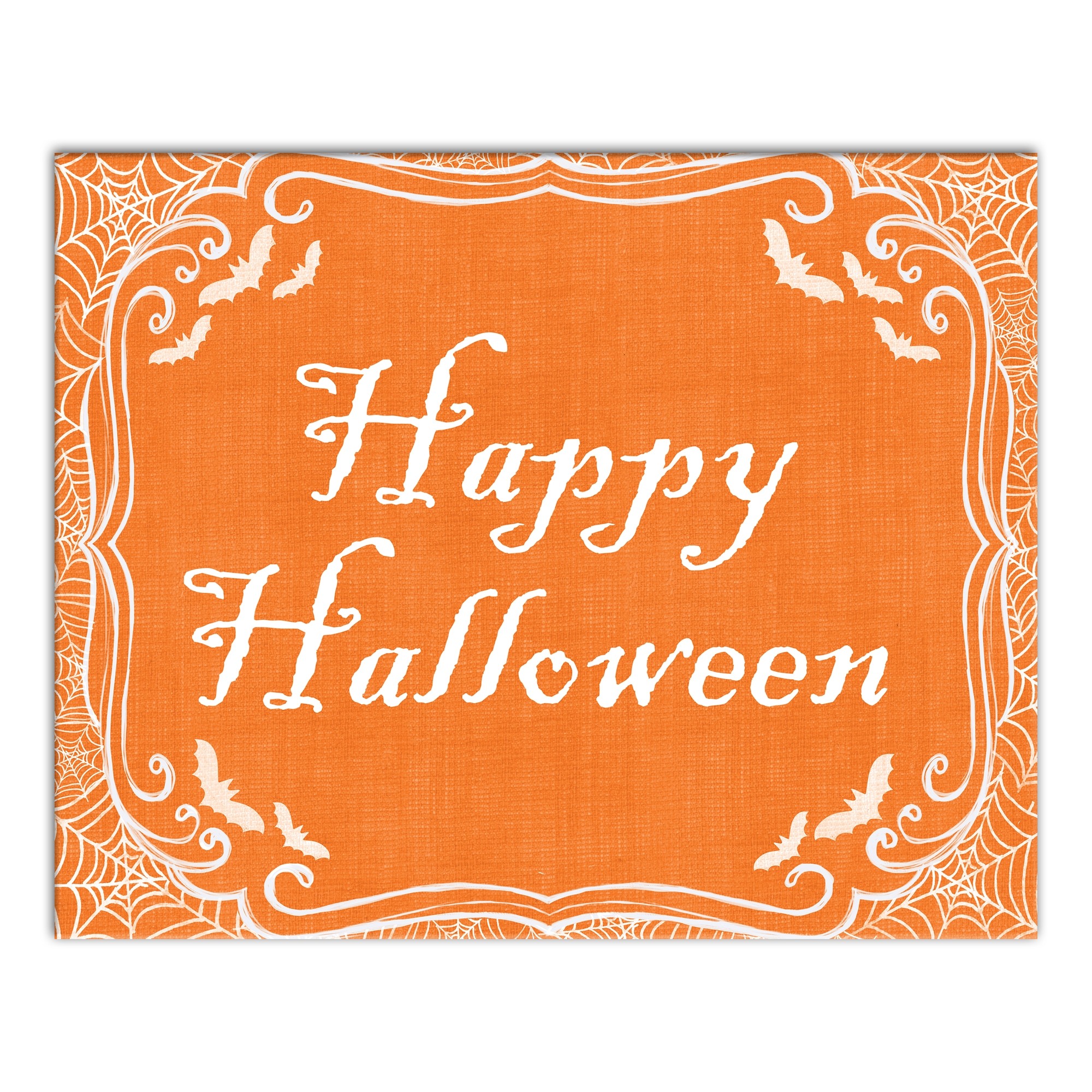 Happy Halloween 20x16 Canvas Wall Art