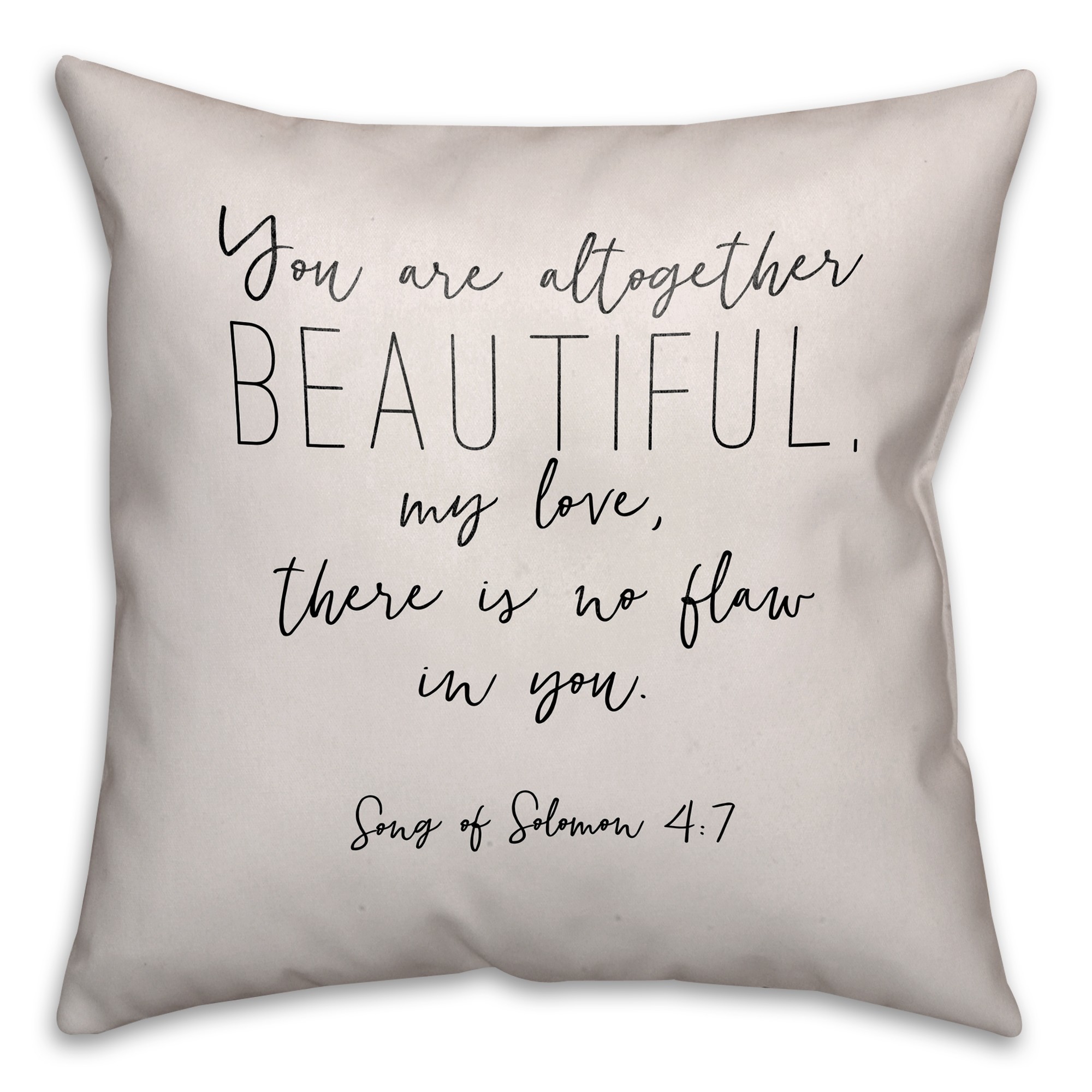 Altogether Beautiful 16x16 Throw Pillow