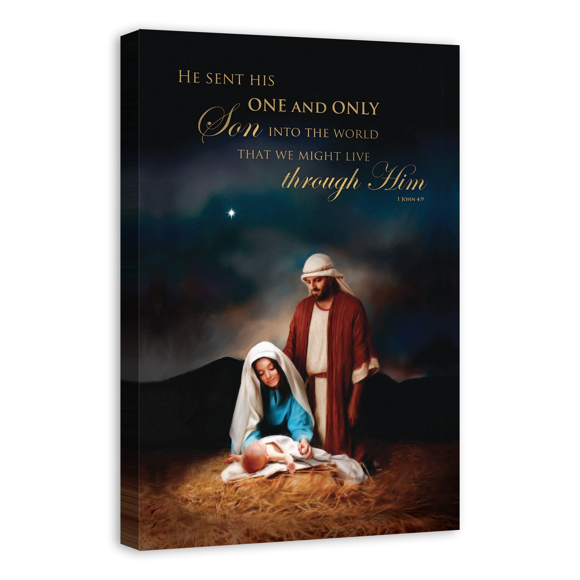 Nativity Scene 24x36 Canvas Wall Art