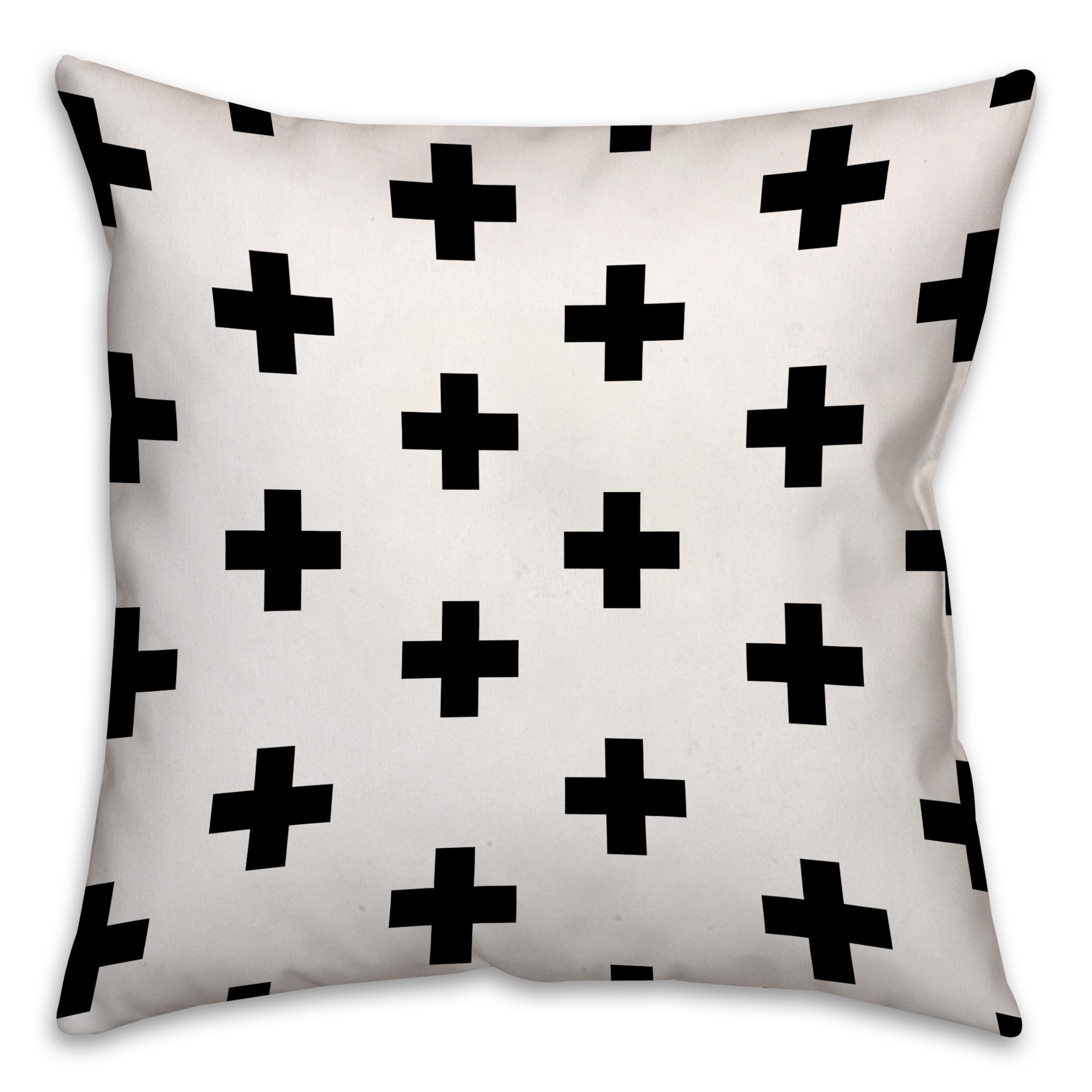 Swiss Cross 16x16 Throw Pillow