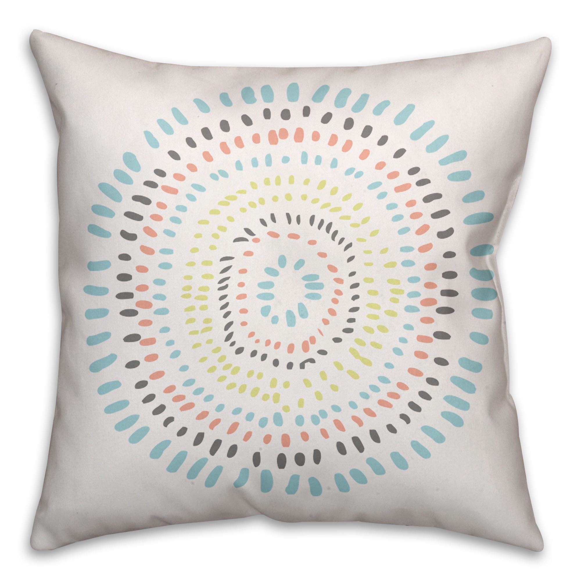 Tribal Circle 16x16 Throw Pillow