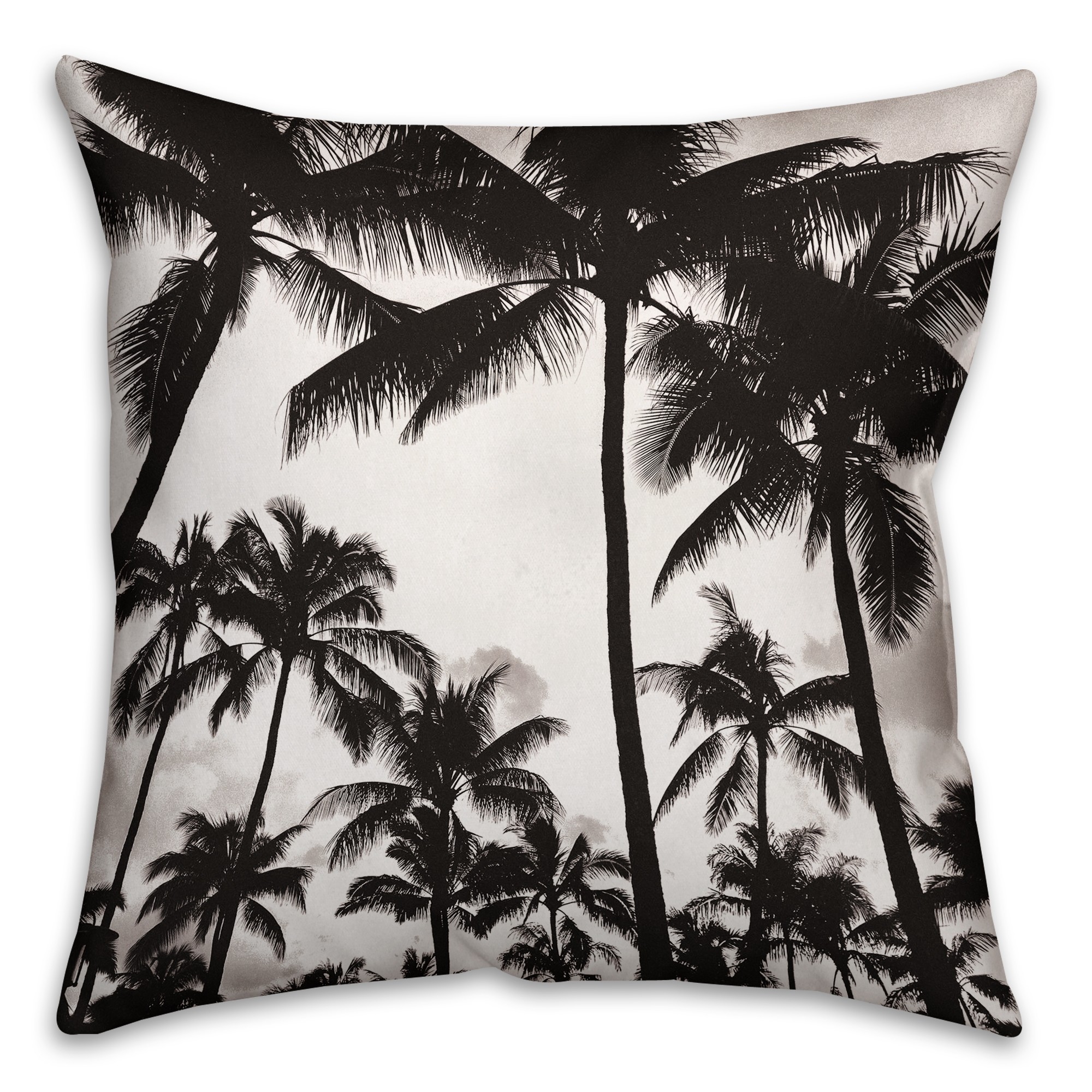 Towering Palms 16x16 Throw Pillow