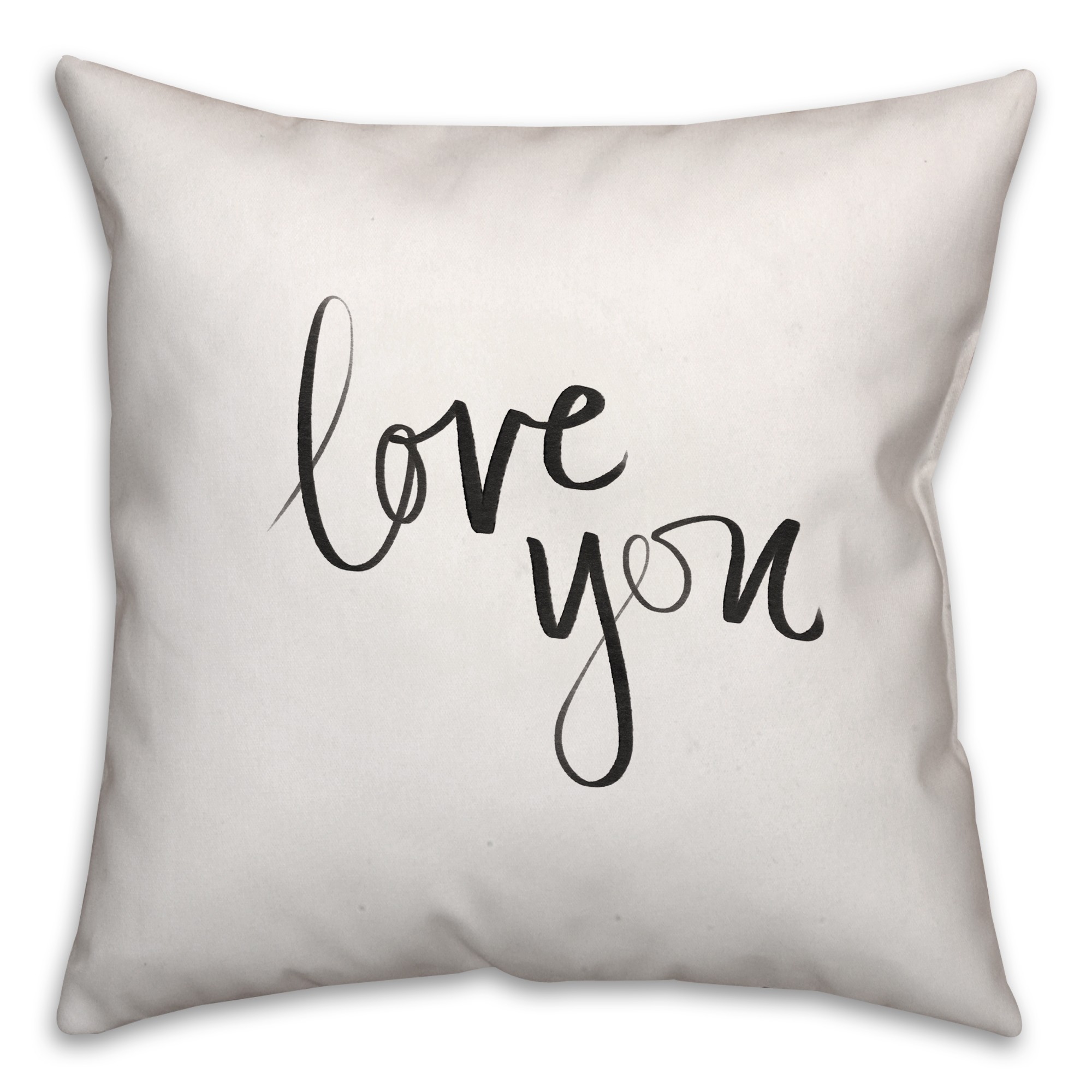 Love You 16x16 Throw Pillow