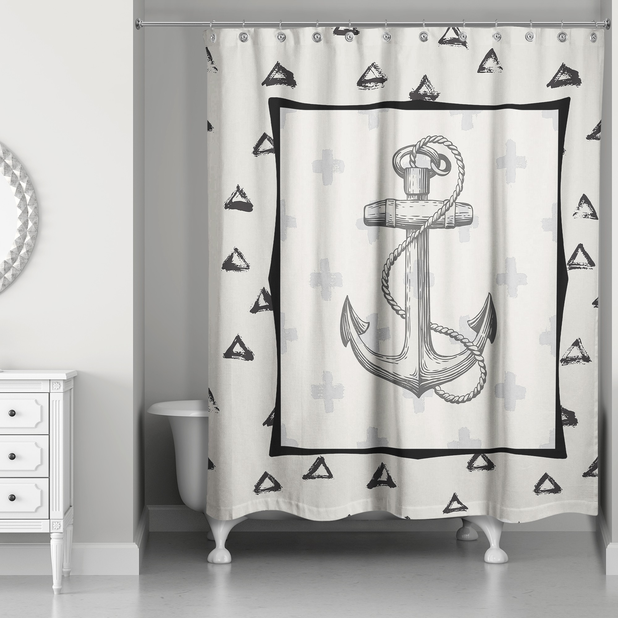 Anchor 71x74 Shower Curtain