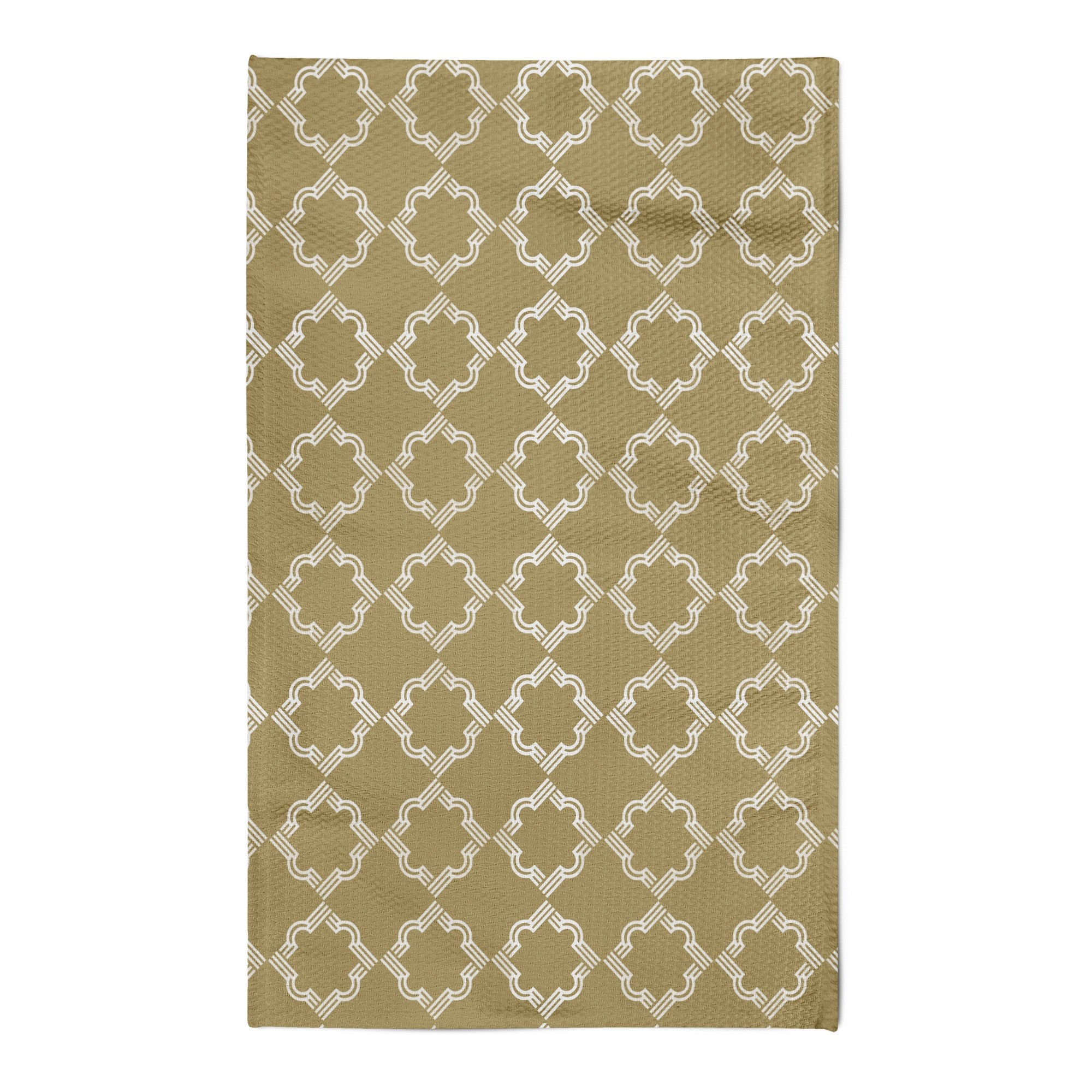 Golden Circles 3x5 Area Rug