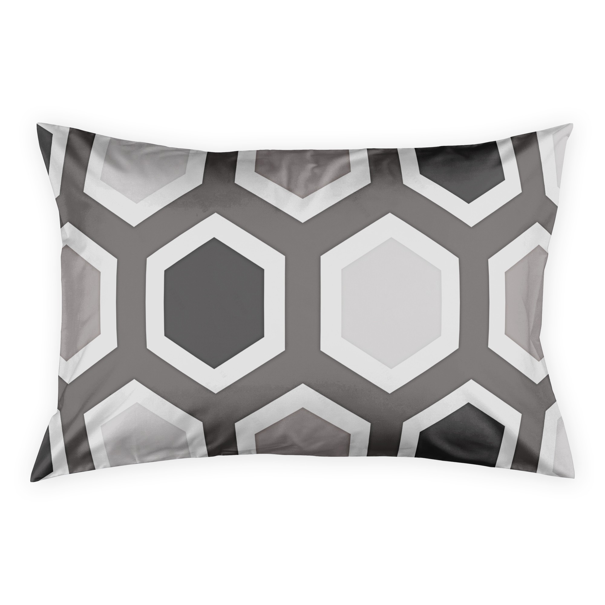 Grey Geo Sham