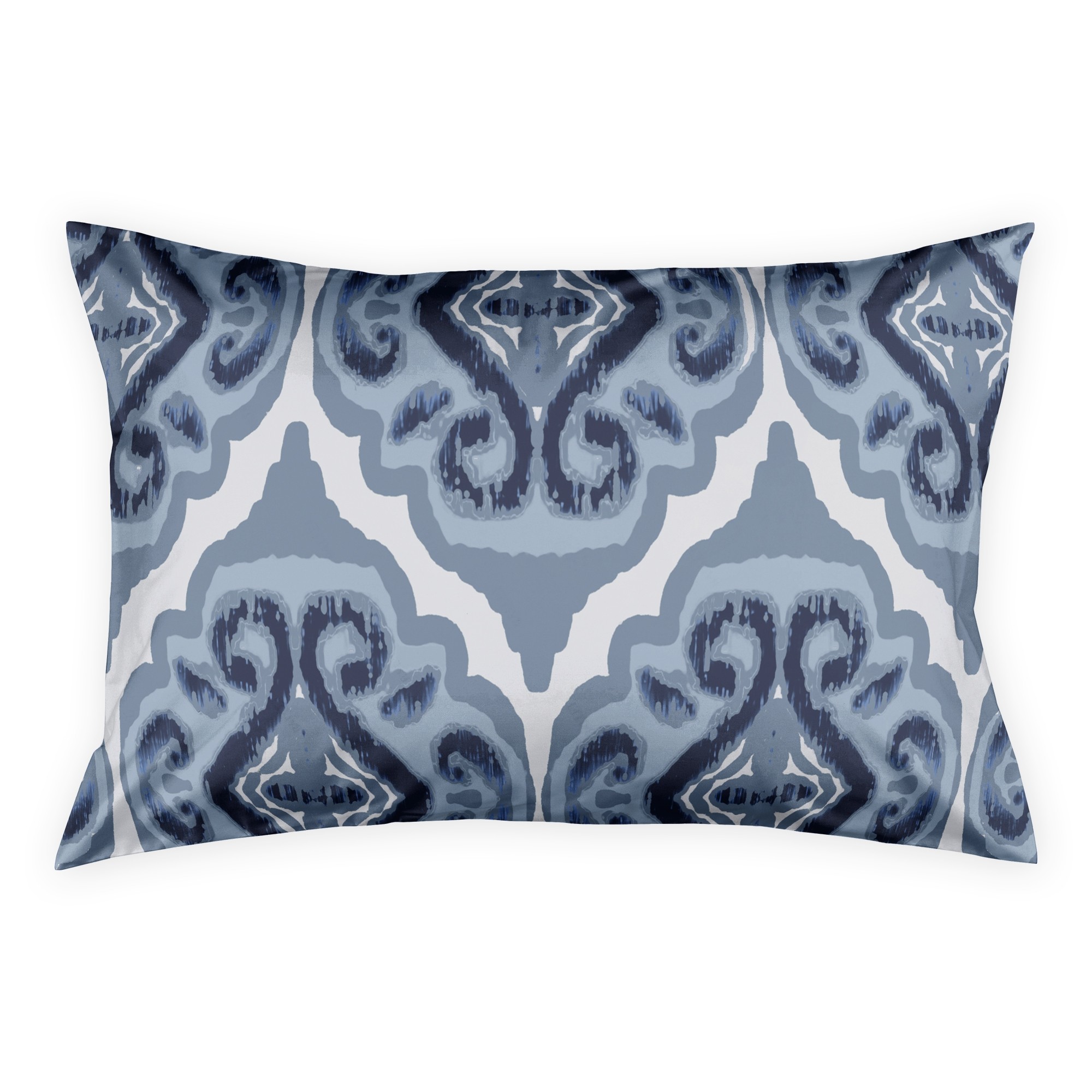 Navy Watercolor Sham