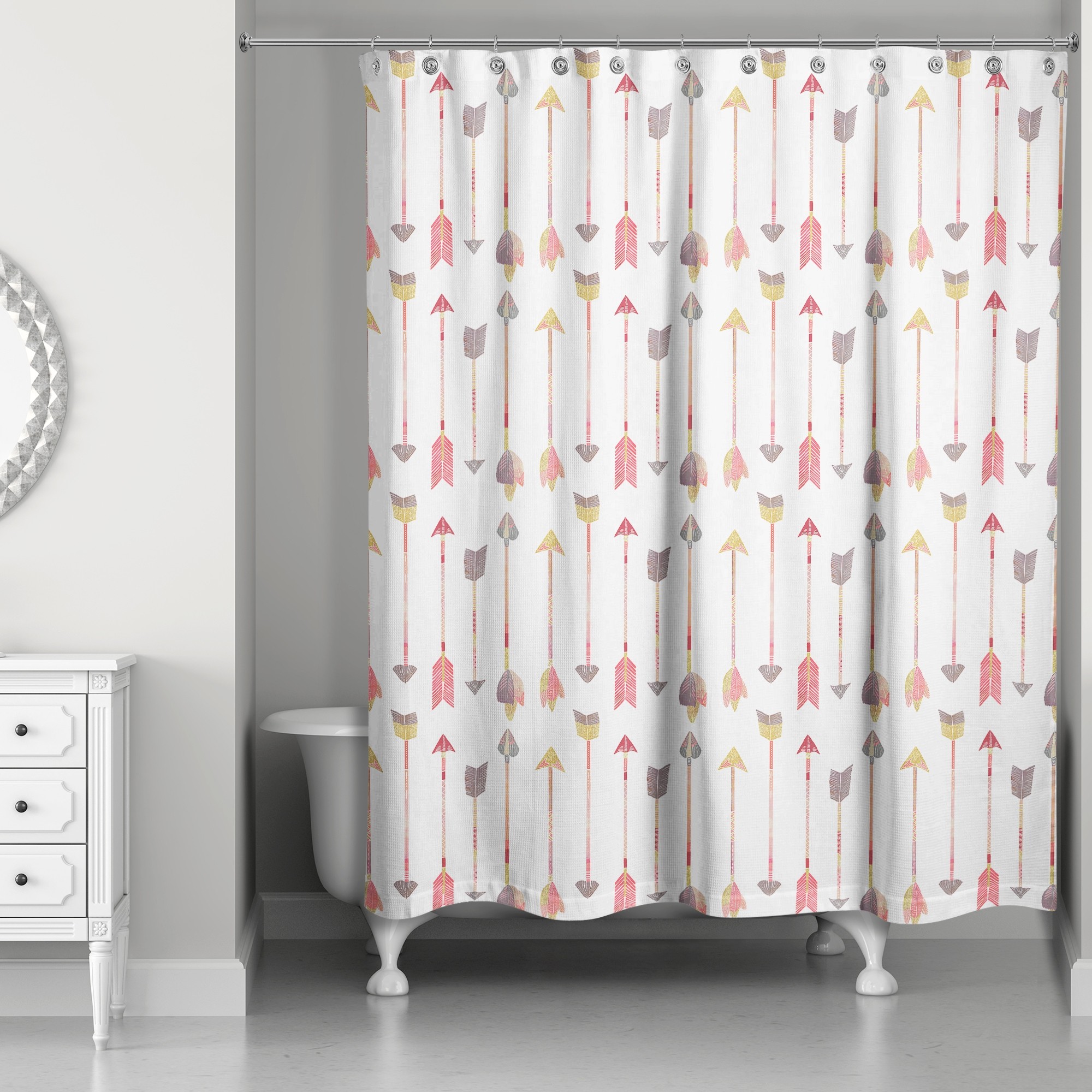 Wild Arrow 71x74 Shower Curtain