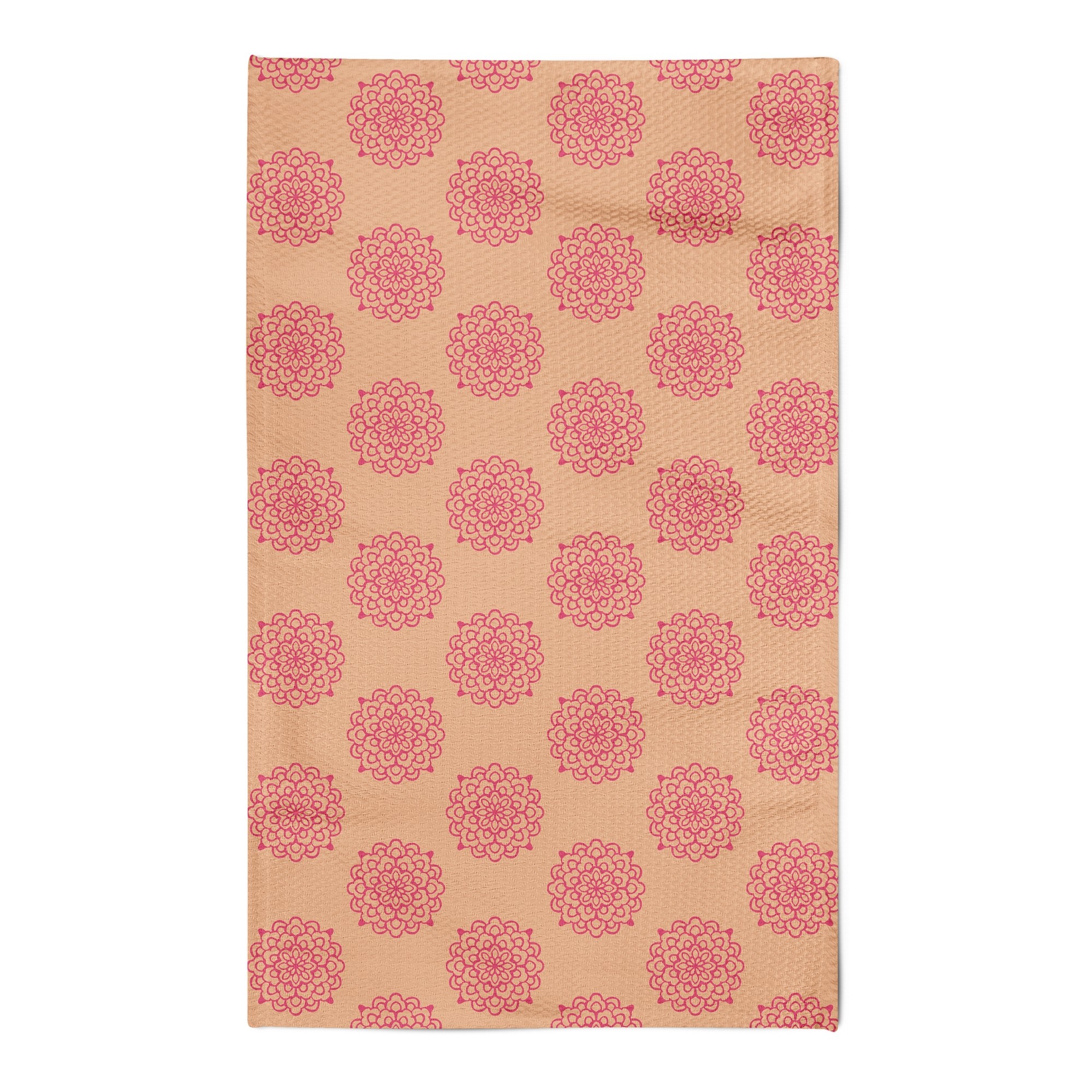 Orange Medallion 3x5 Area Rug