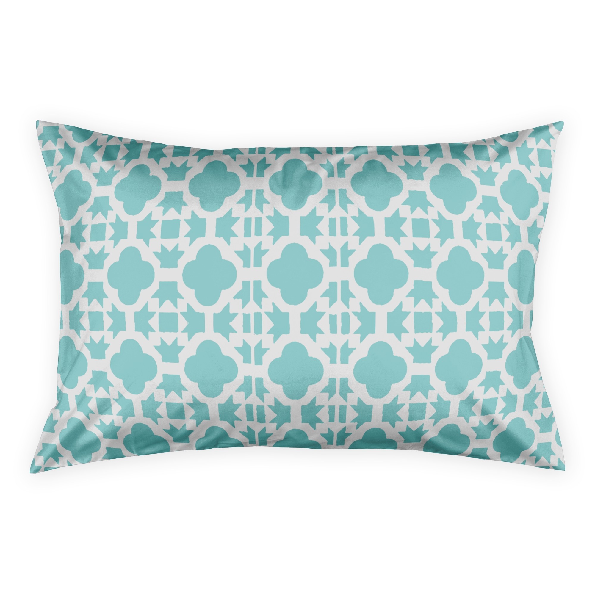 Preppy Blue Tile Sham